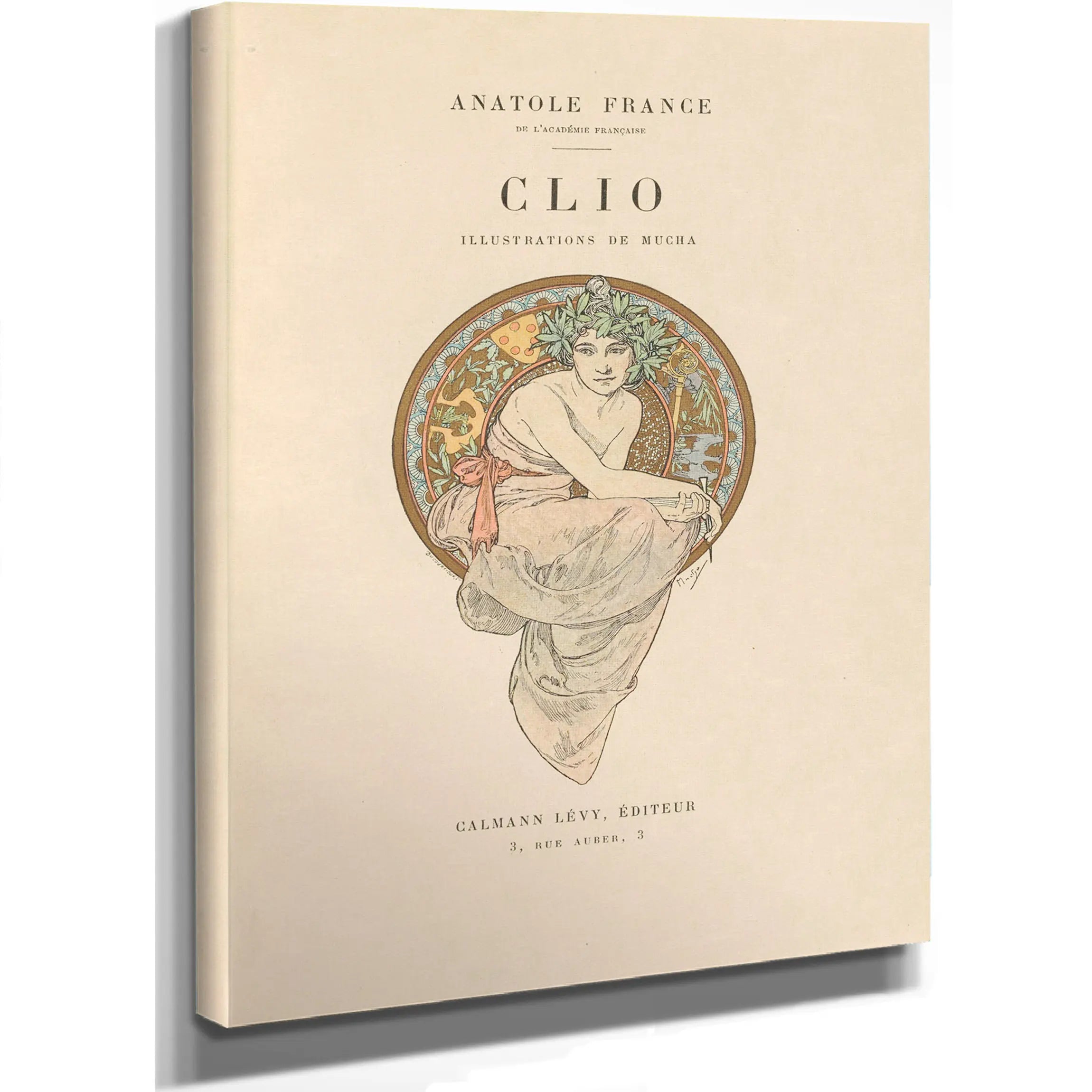 Clio Alphonse Marie Mucha And Anatole France Author by Alphonse Mucha
