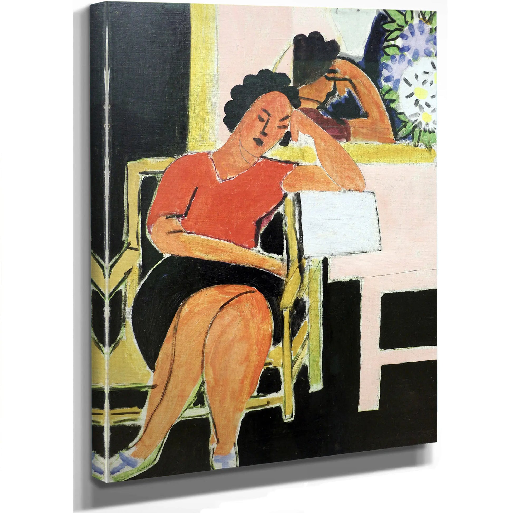 Woman Before An Aquarium 1 by Henri Matisse