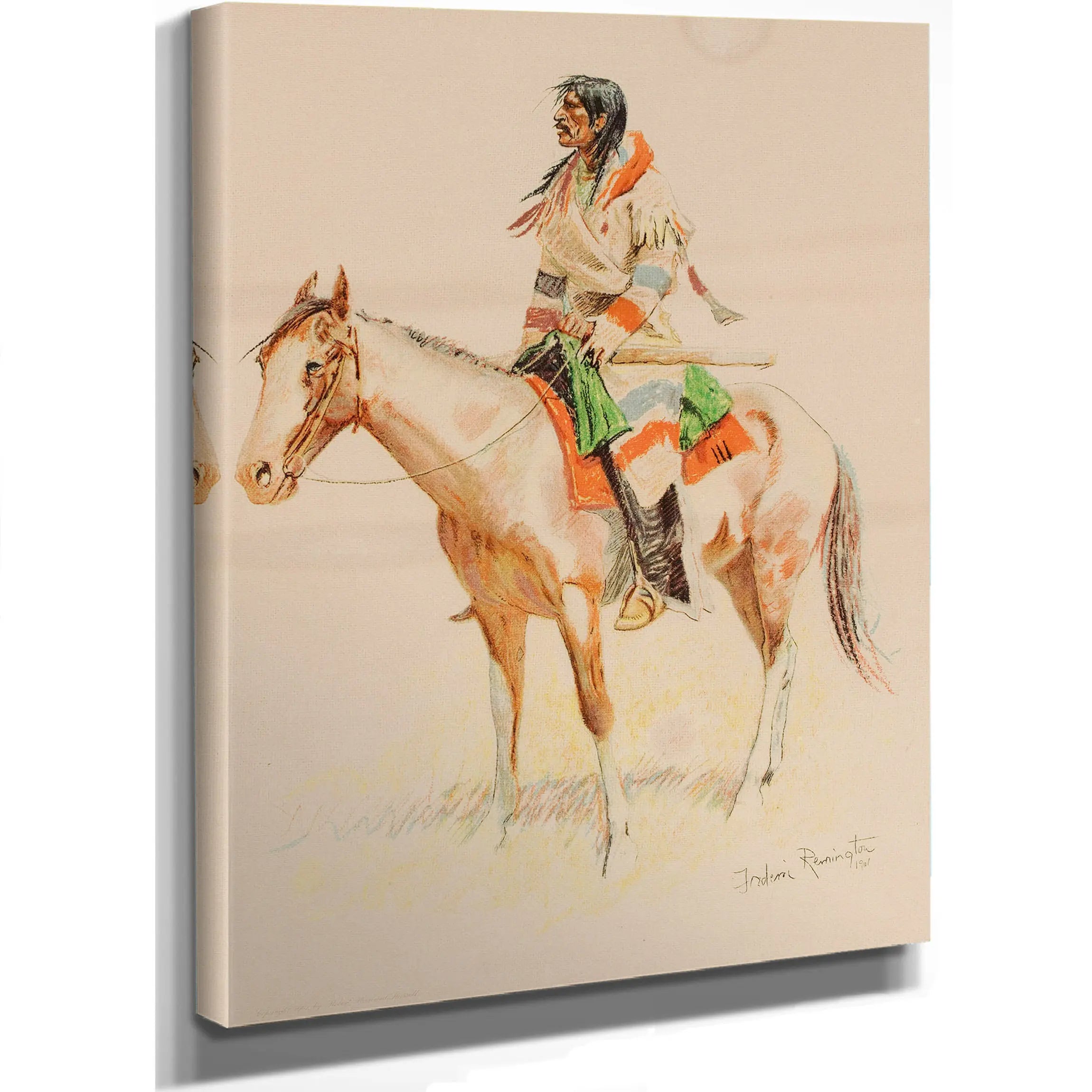 Half Breed by Frederic Remington