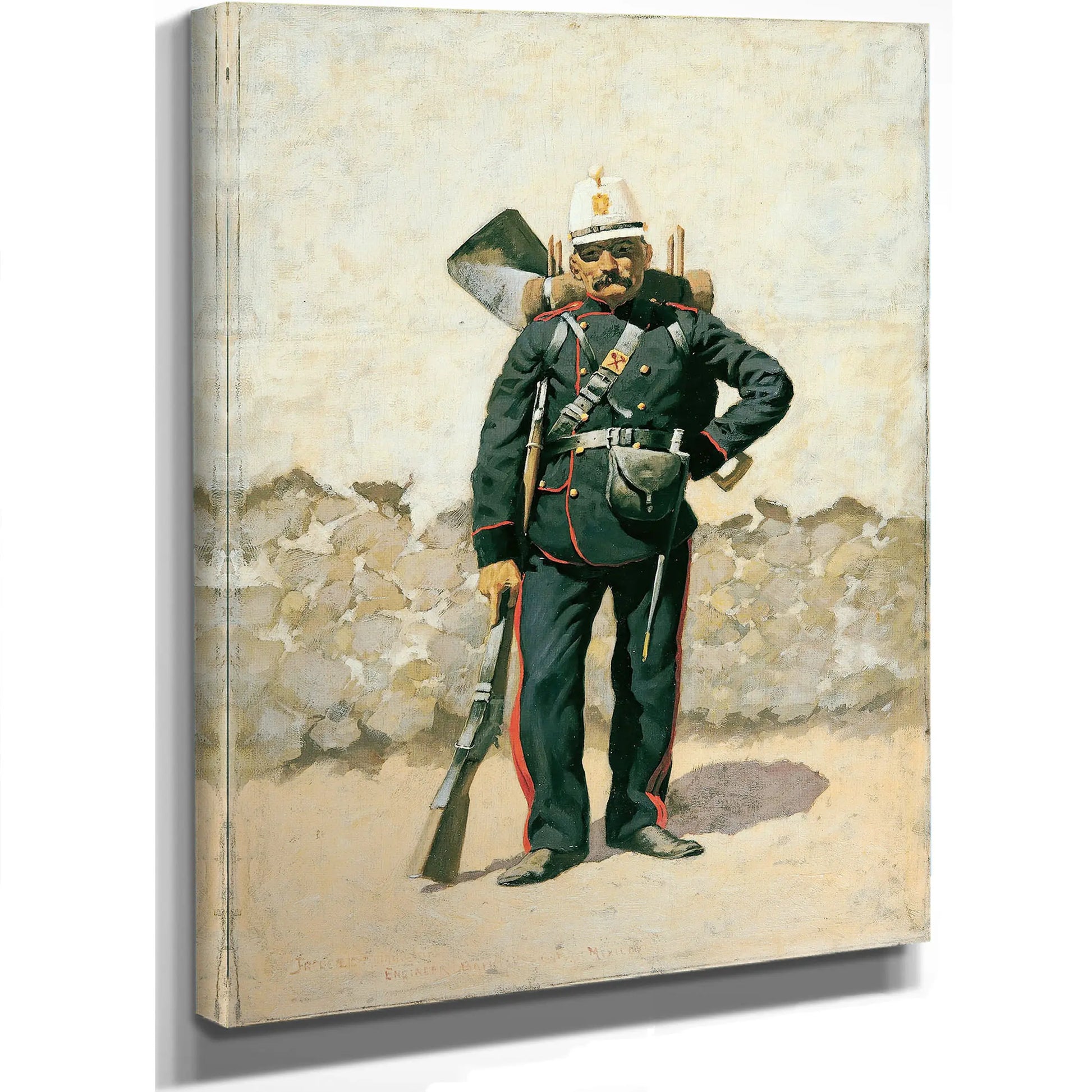 Full Dress Engineer by Frederic Remington