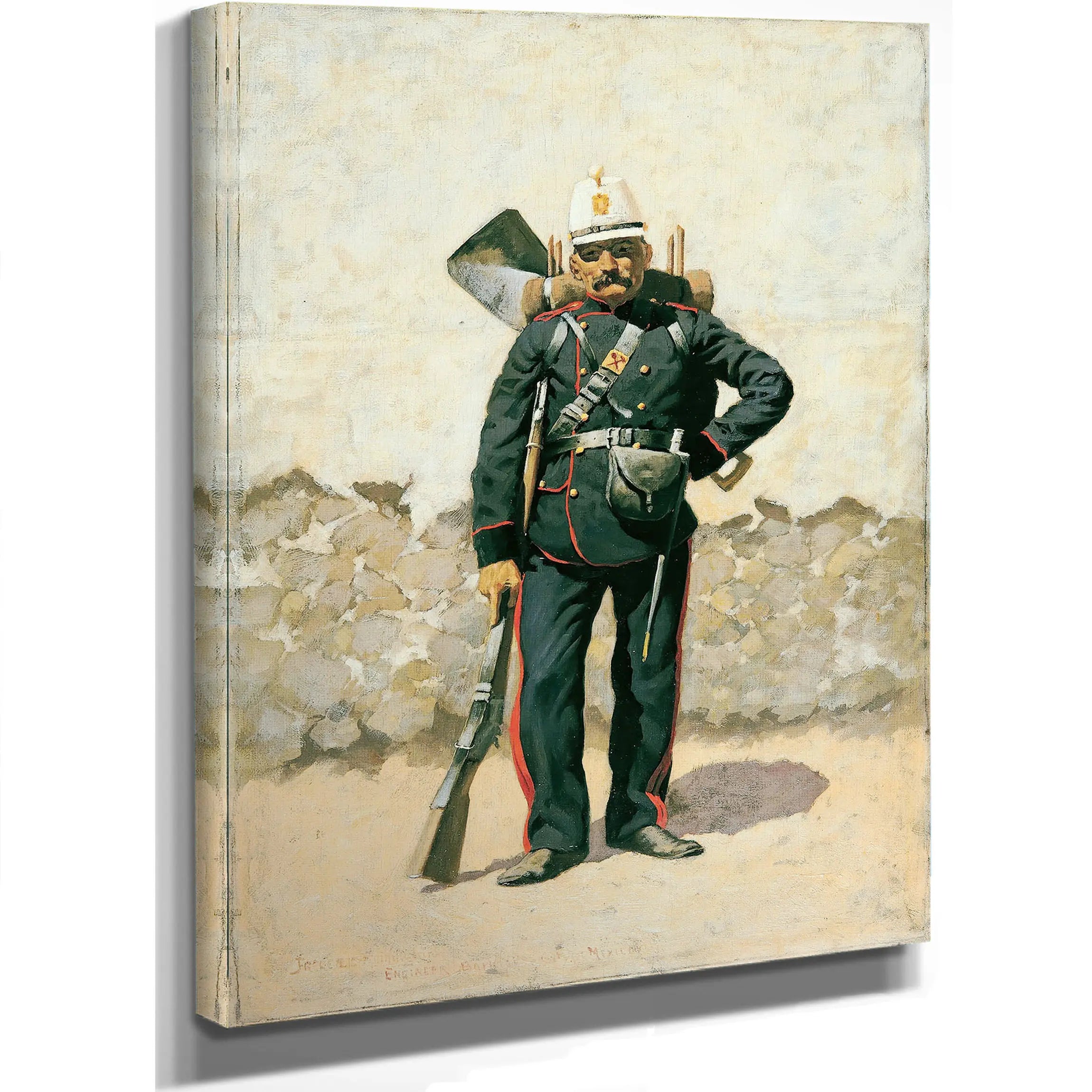 Full Dress Engineer by Frederic Remington