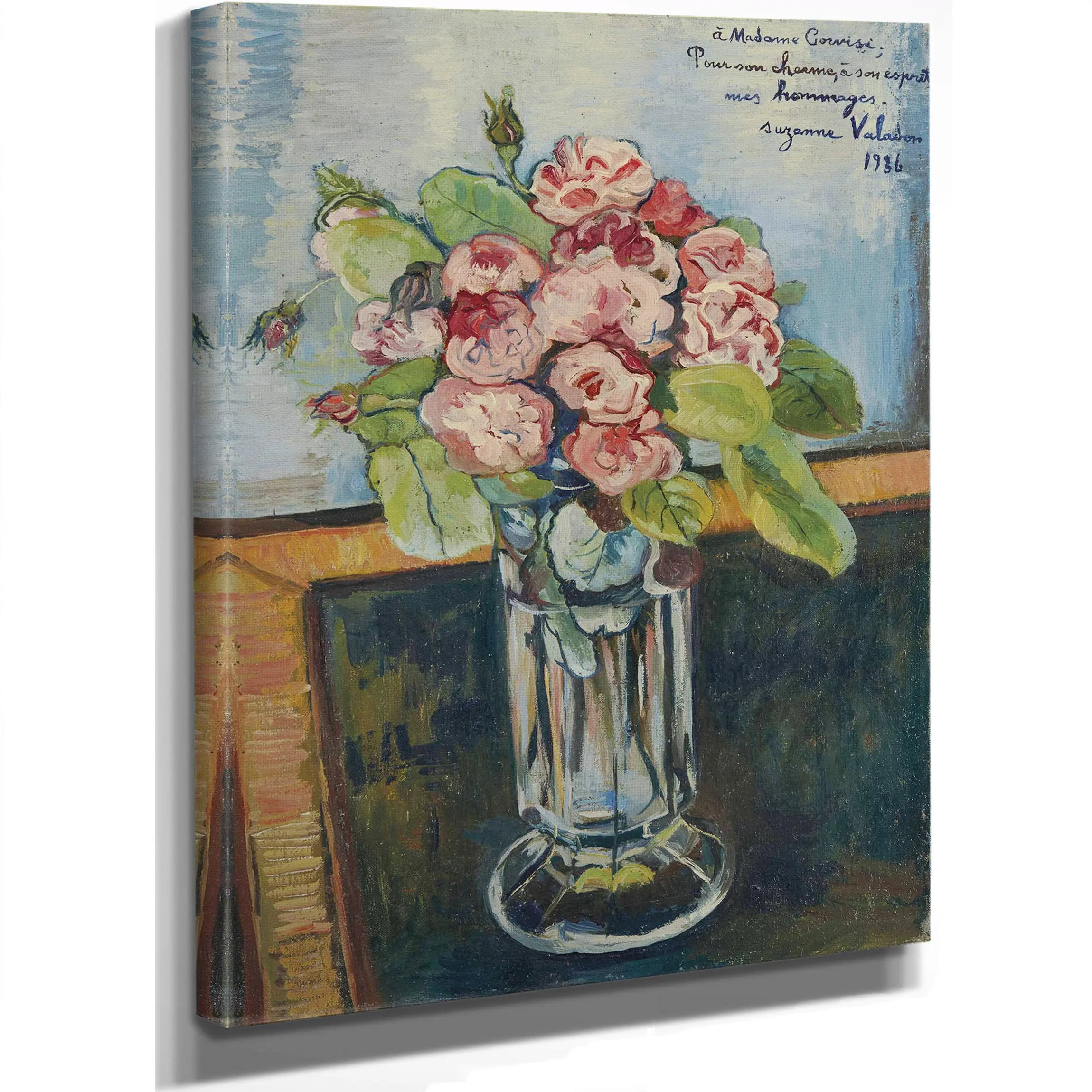 Bouquet De Roses 1936 by Suzanne Valadon