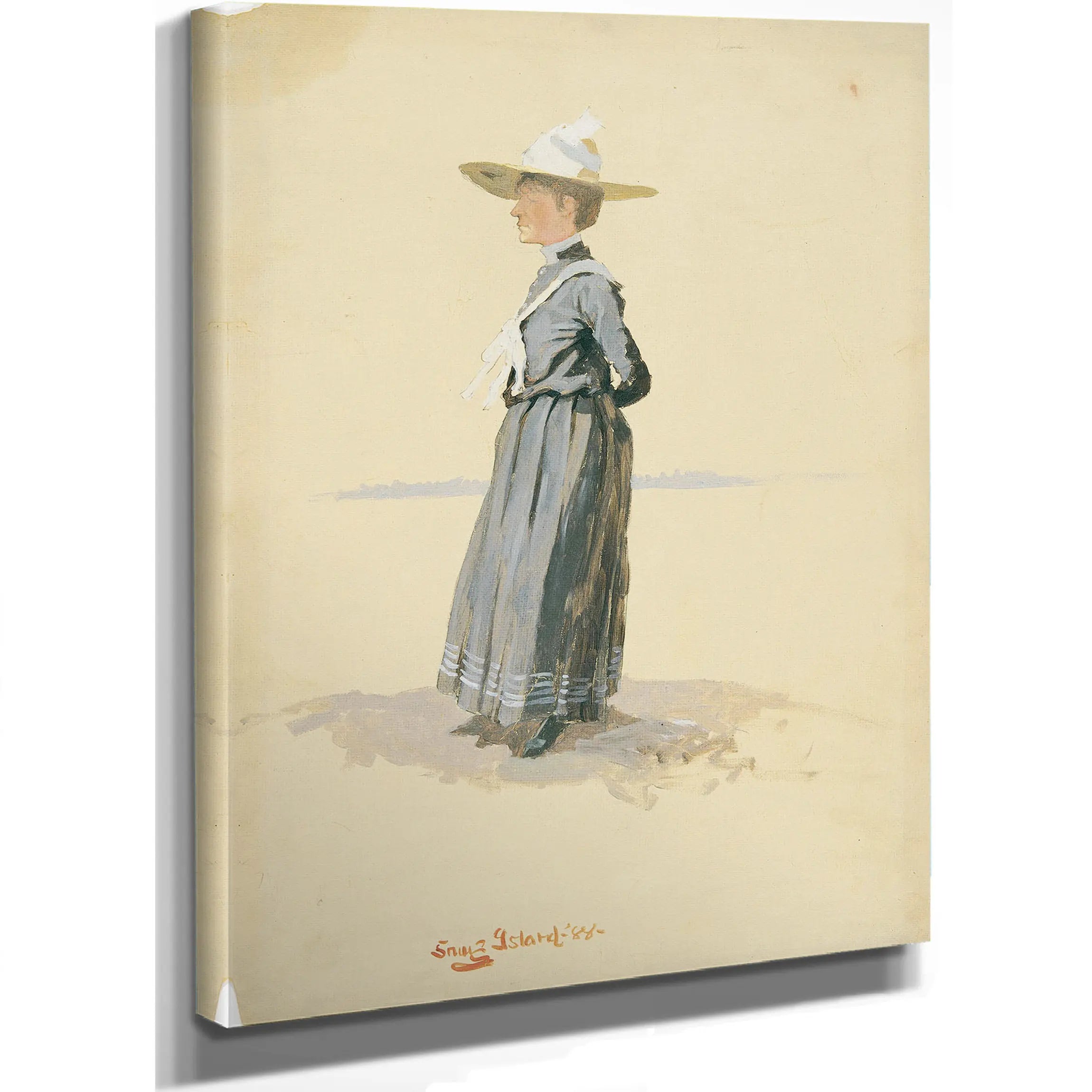 Snug Island by Frederic Remington
