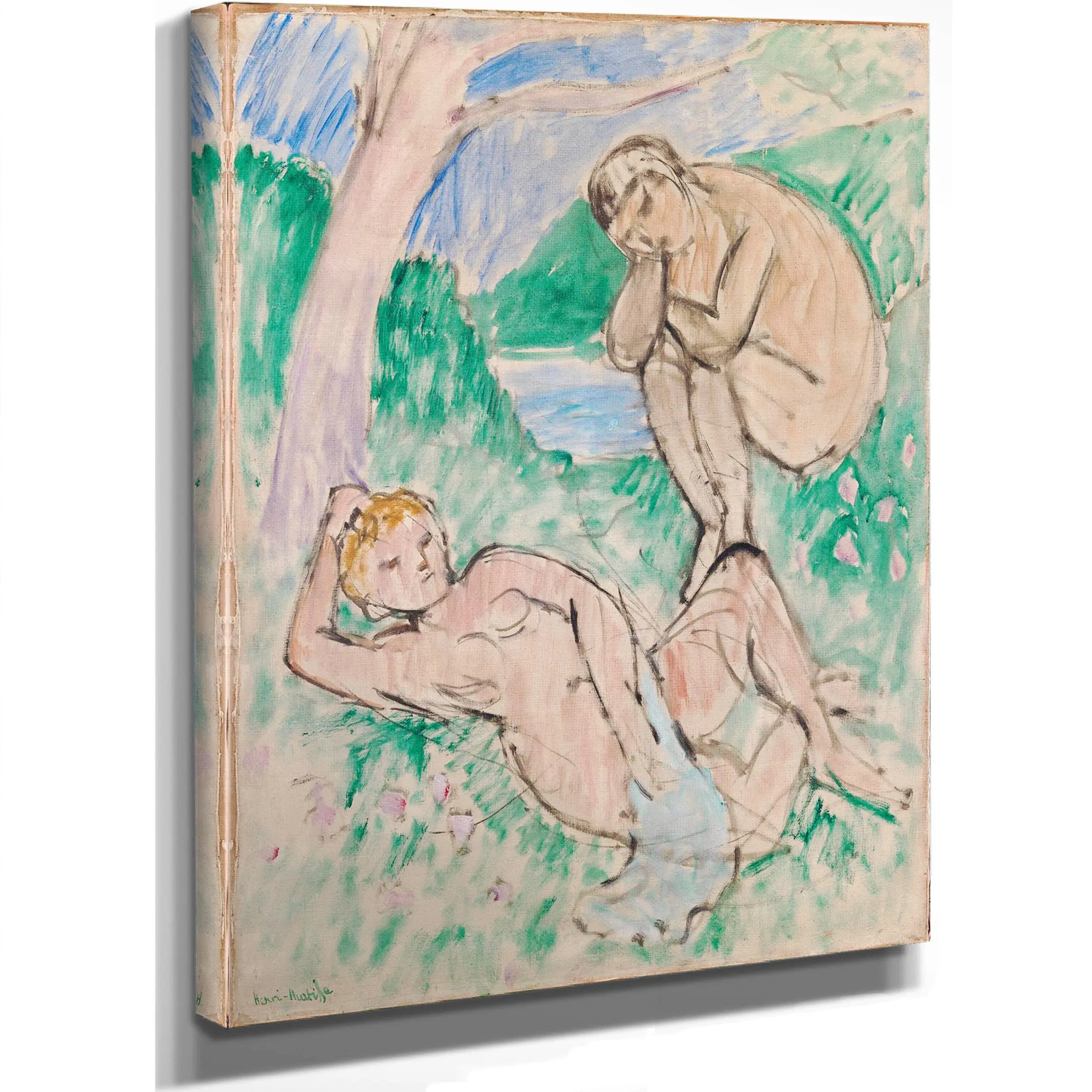 Nymphe Et Satyre (Nymph And Satyr) by Henri Matisse