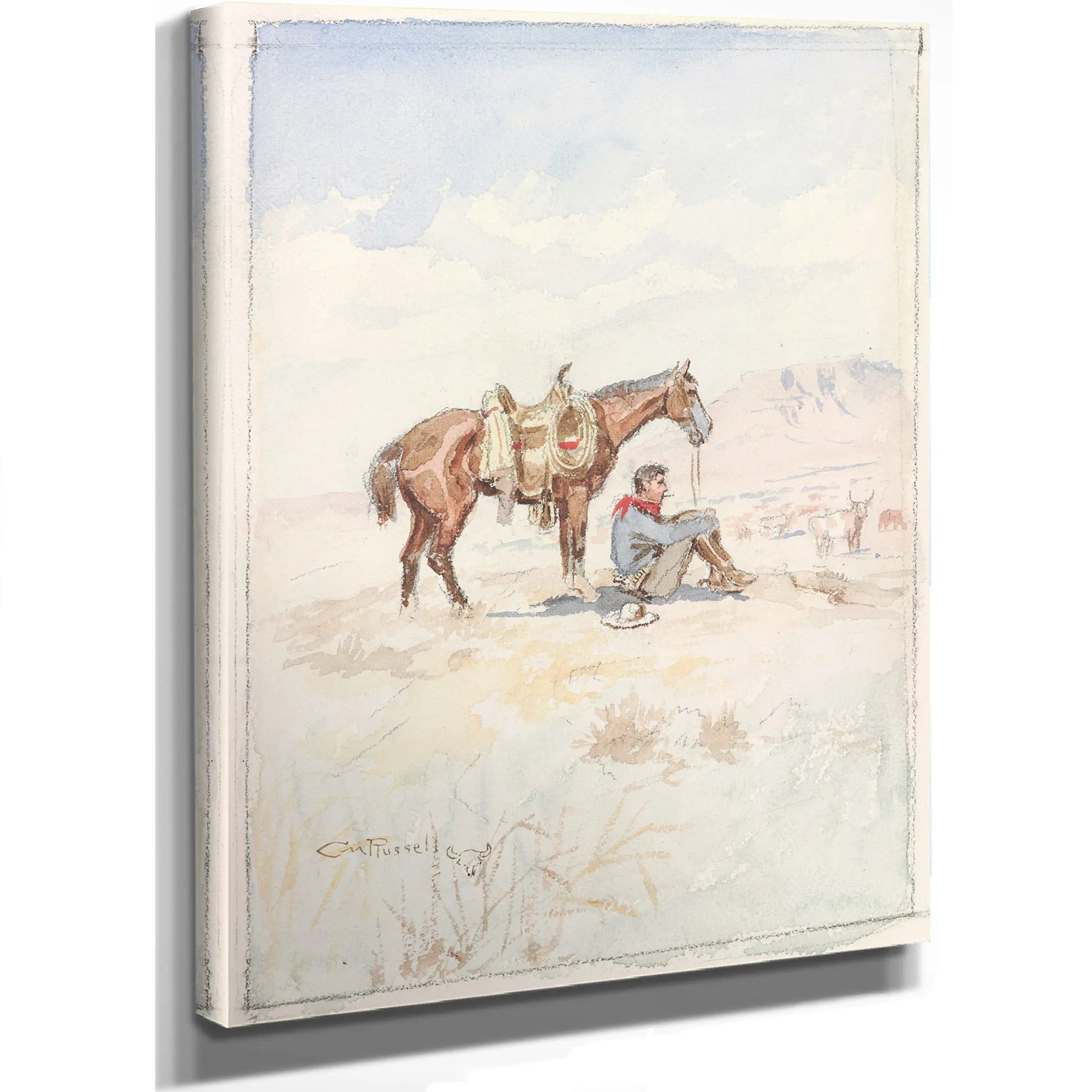 Just A Little Sunshine by Charles Marion Russell