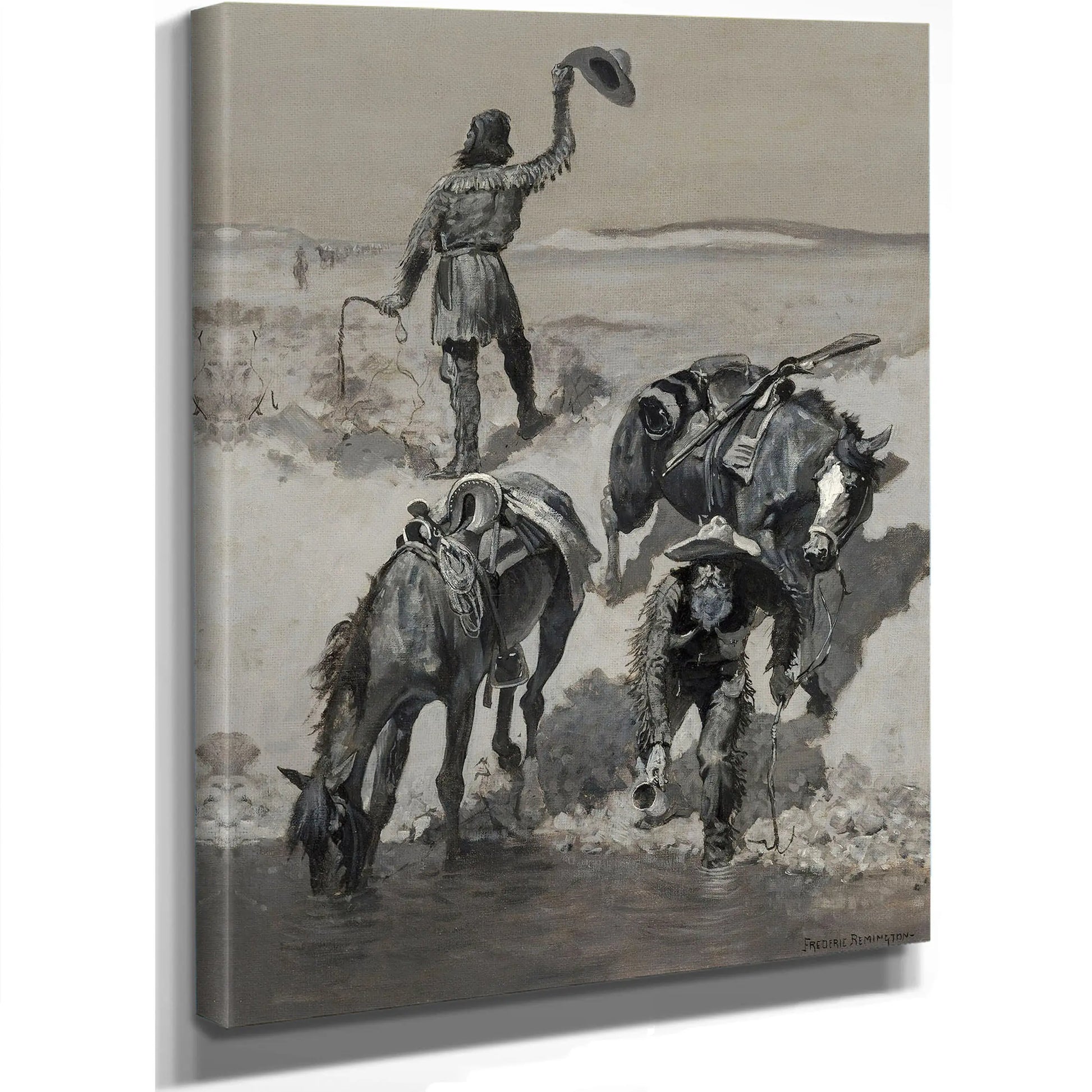 Water by Frederic Remington