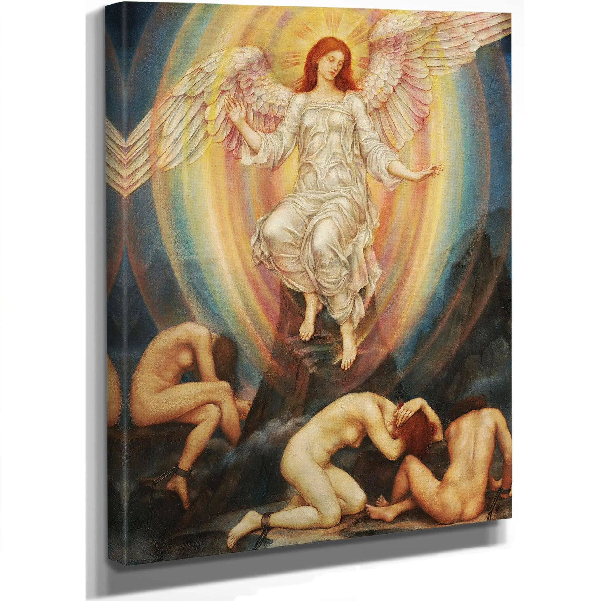 The Light Shineth In Darkness And The Darkness Comprehendreth It Not by Evelyn De Morgan