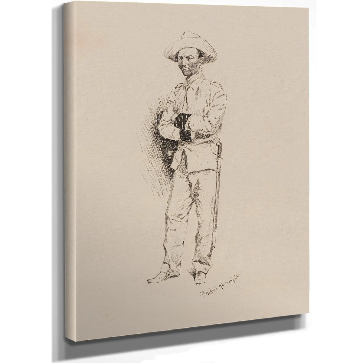 Young Spanish Officer by Frederic Remington