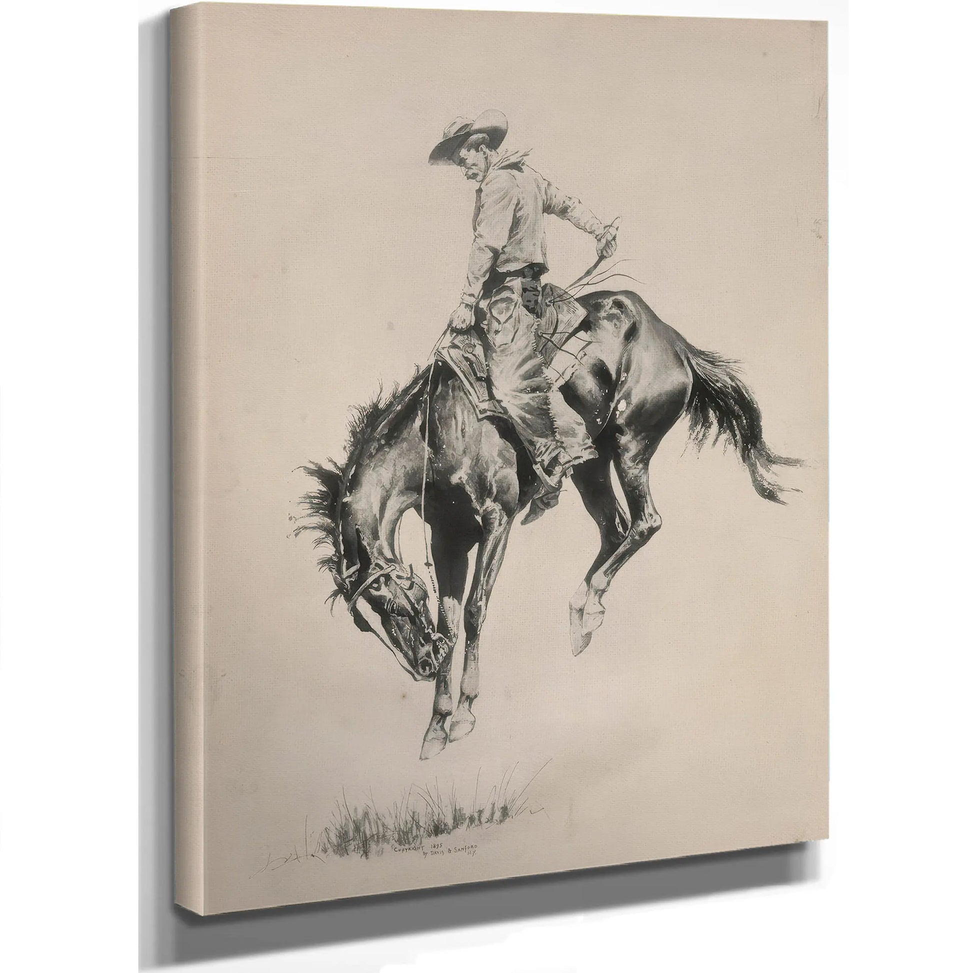 Bronco Buster by Frederic Remington