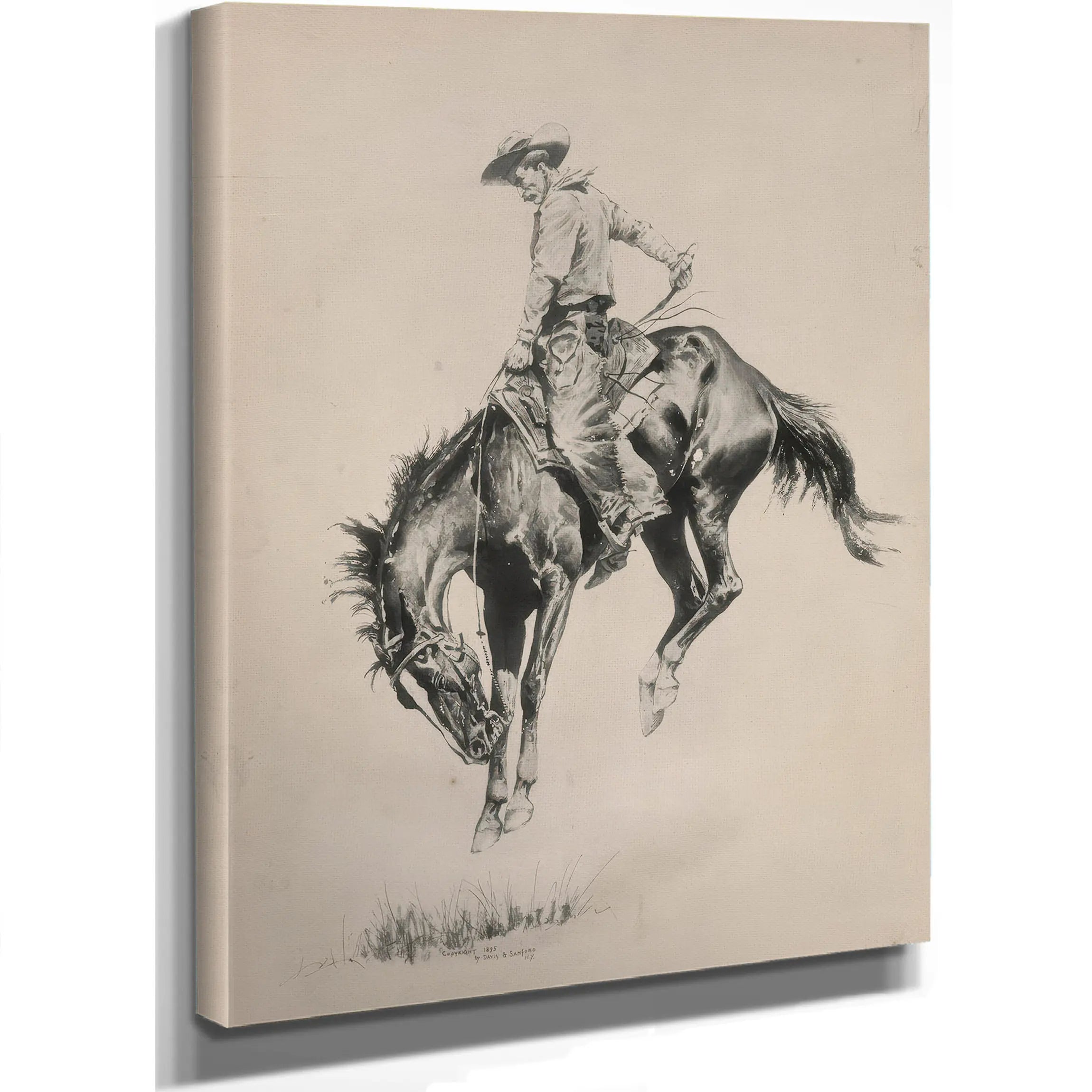 Bronco Buster by Frederic Remington