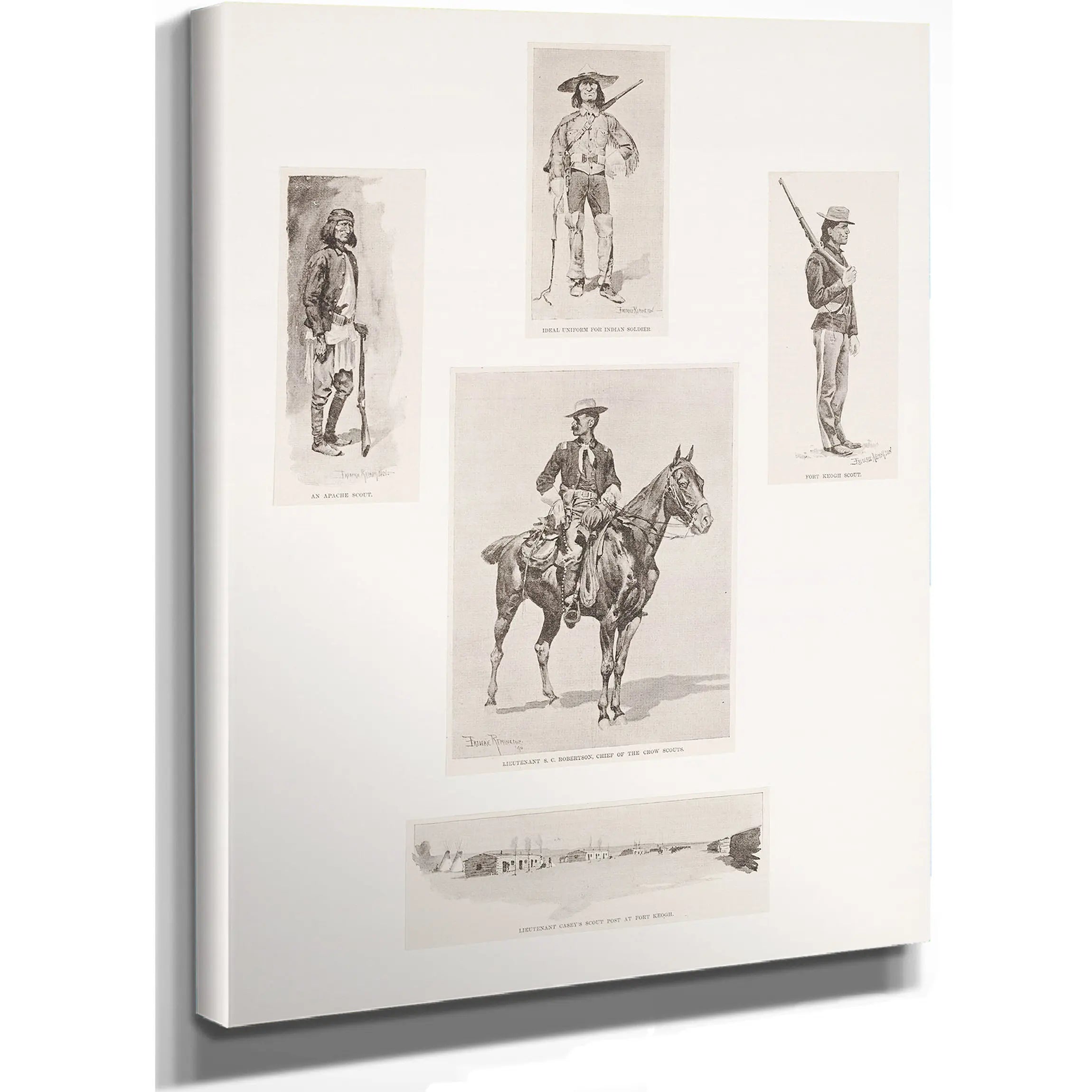 Indians As Irregular Cavalry by Frederic Remington
