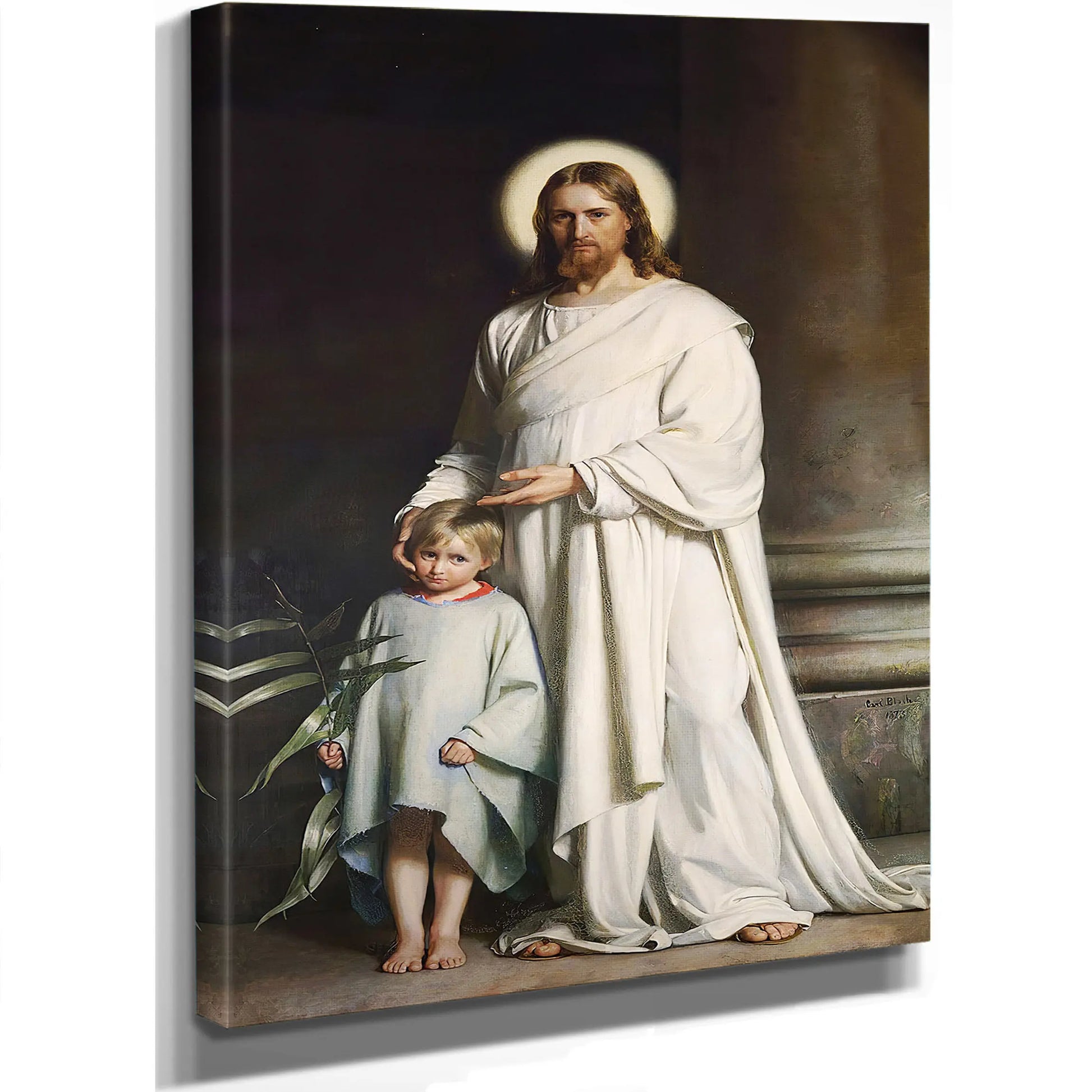 Christ Blessing The Little Child by Carl Bloch