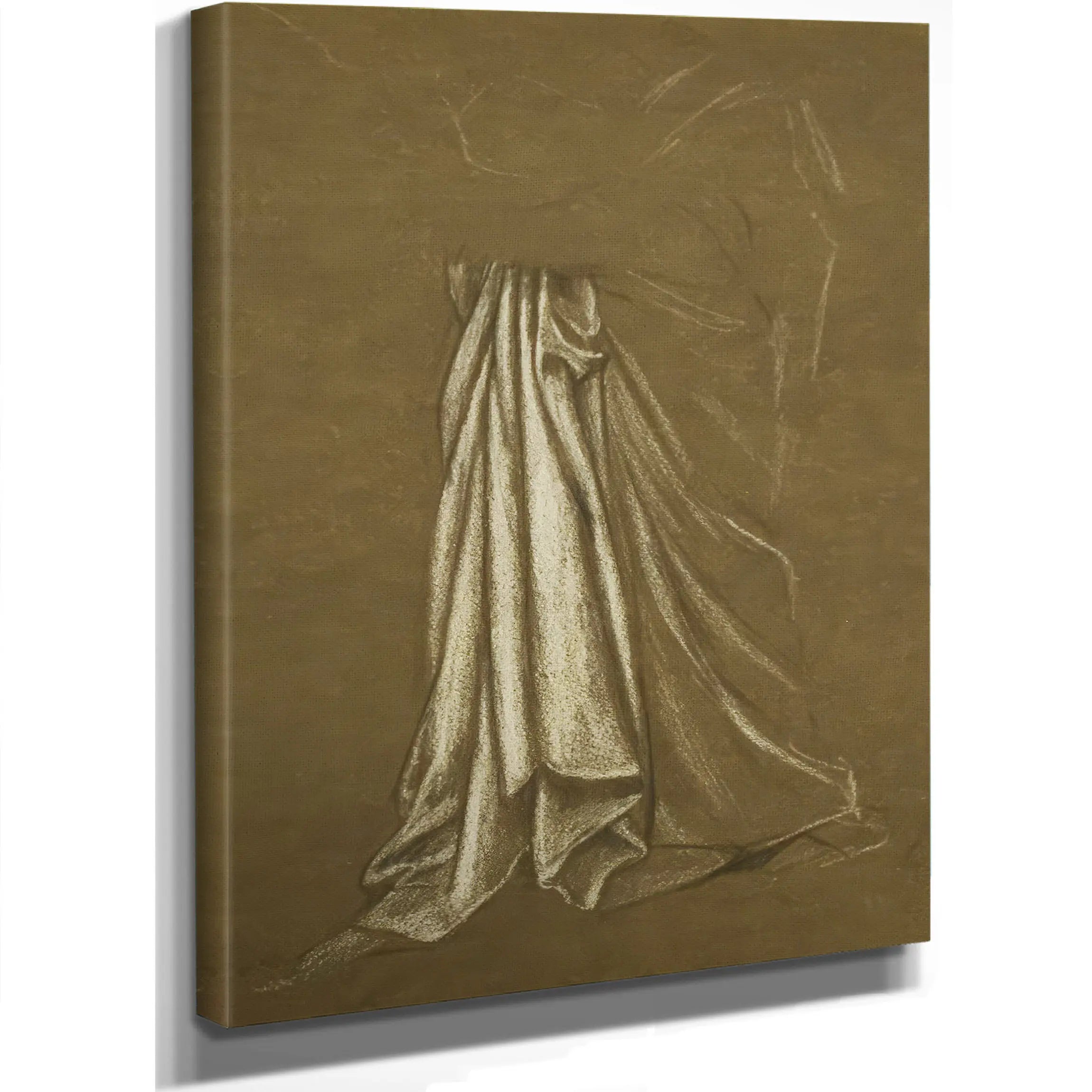 Study For The Cadence Of Autumn (Drapery) 1 by Evelyn De Morgan