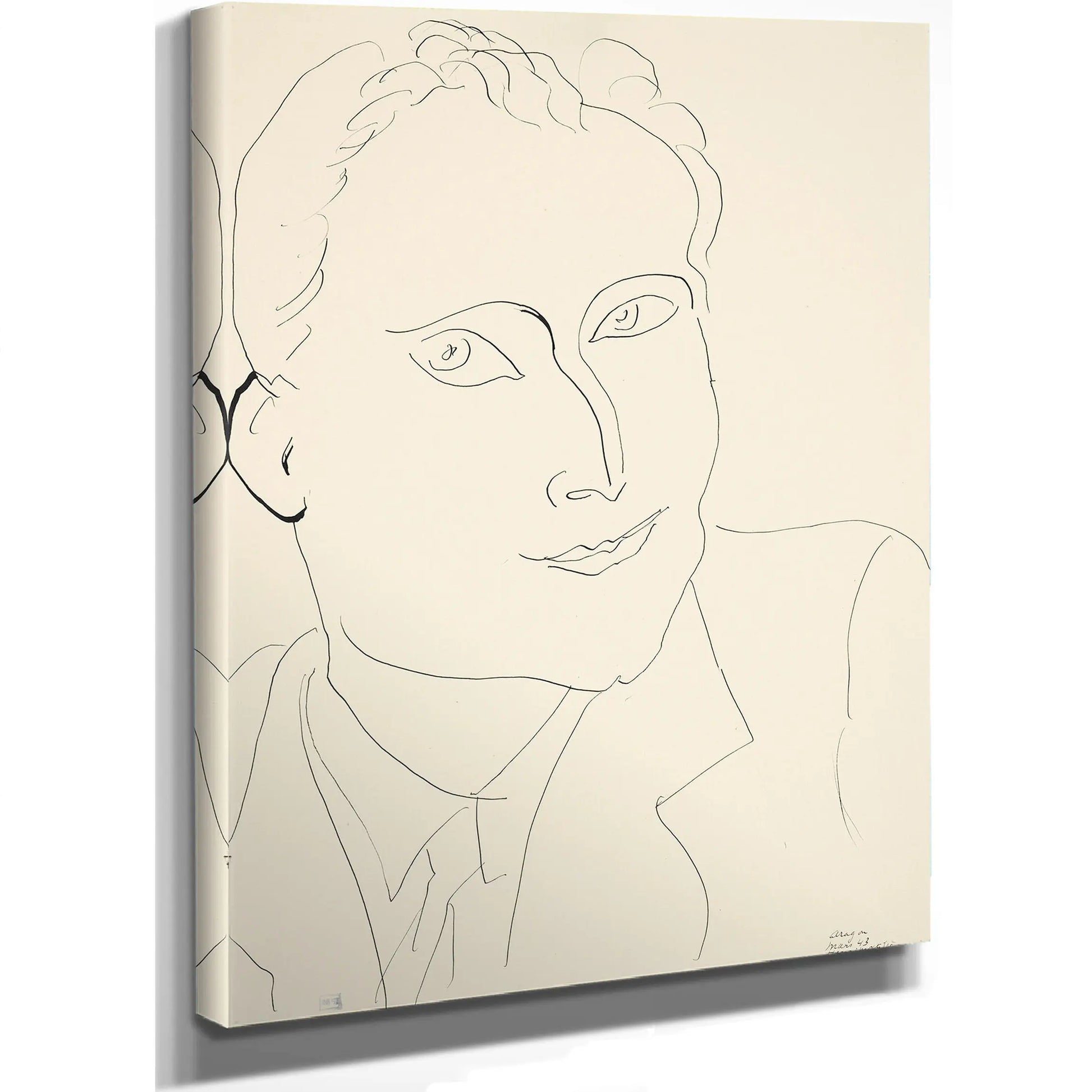 Portrait Of Jean Cocteau by Henri Matisse