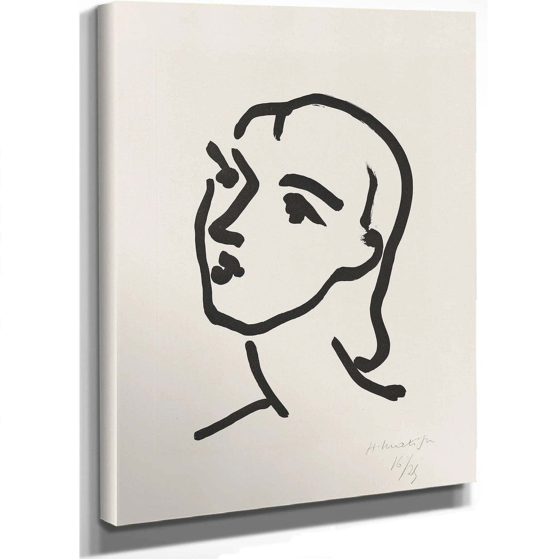 Nadia Au Menton Pointu (Nadia With Pointed Chin) by Henri Matisse