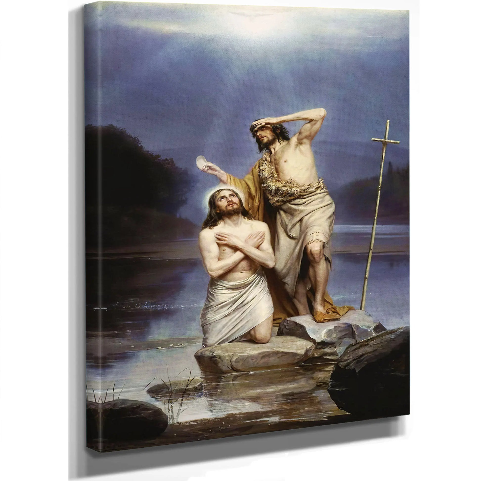 The Baptism Of Christ 8 by Carl Bloch