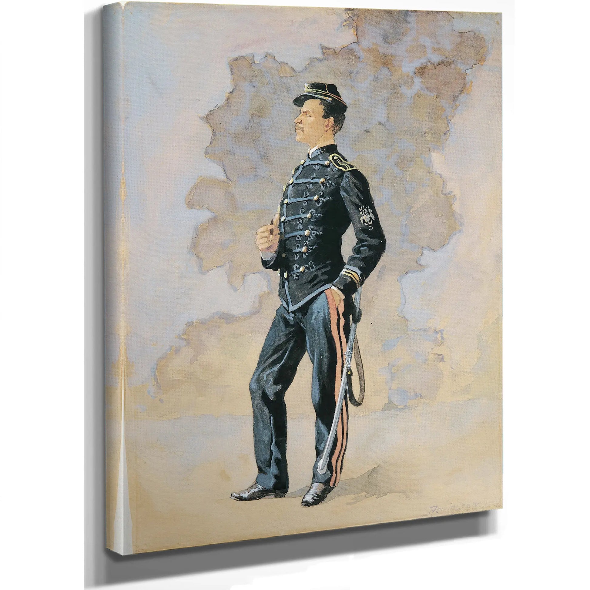 Lieutenant Engineer Battalion by Frederic Remington