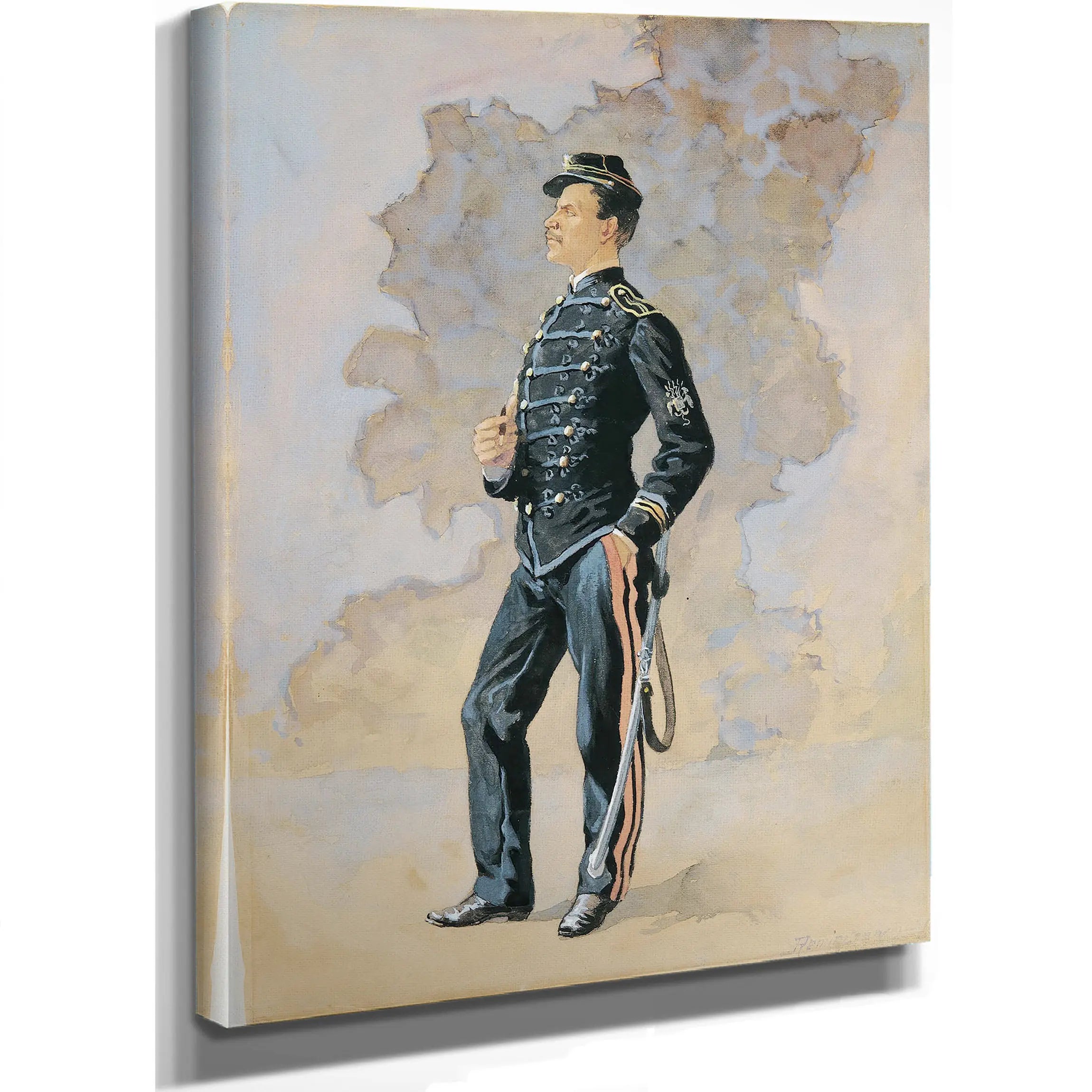 Lieutenant Engineer Battalion by Frederic Remington