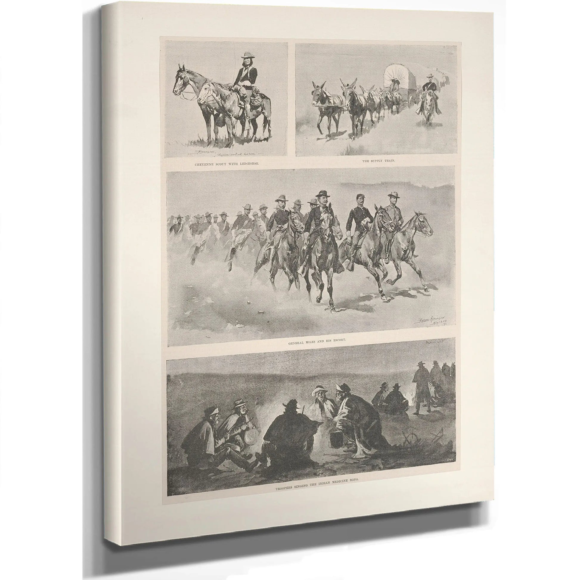 Chasing A Major General by Frederic Remington
