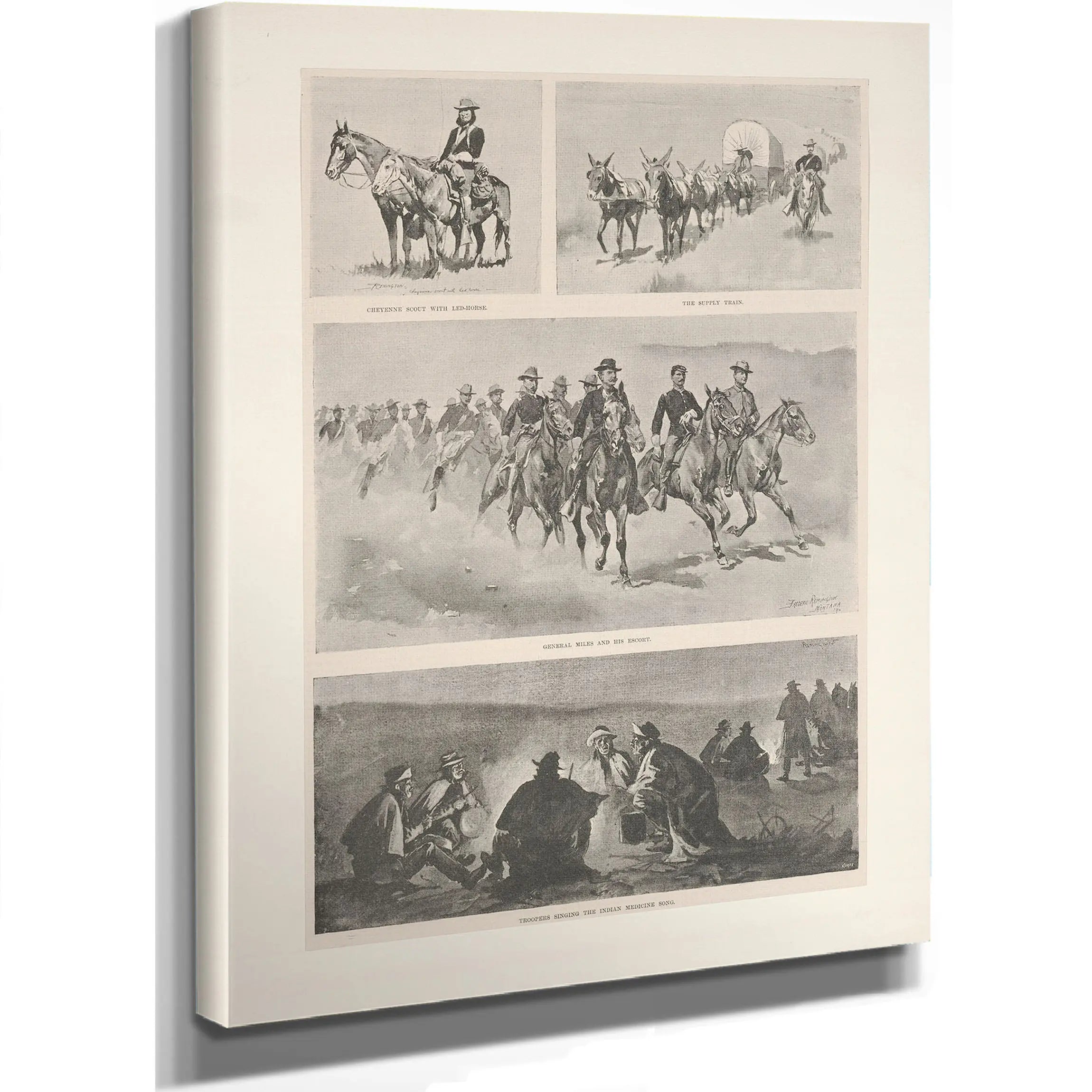 Chasing A Major General by Frederic Remington