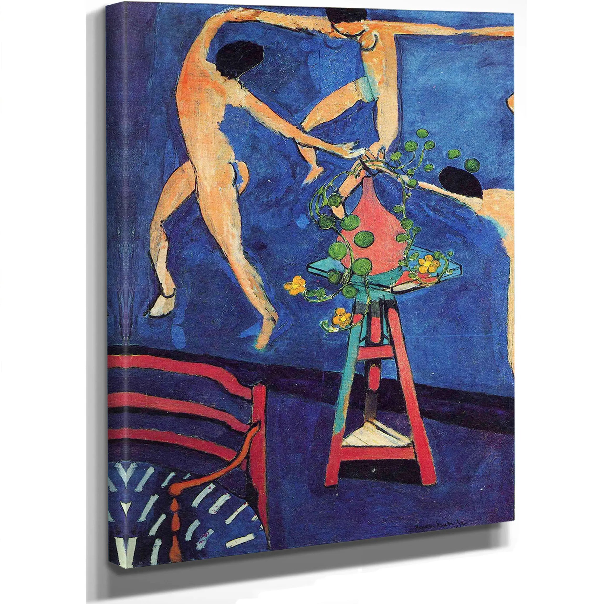 Nasturtiums With The Painting Dance  by Henri Matisse