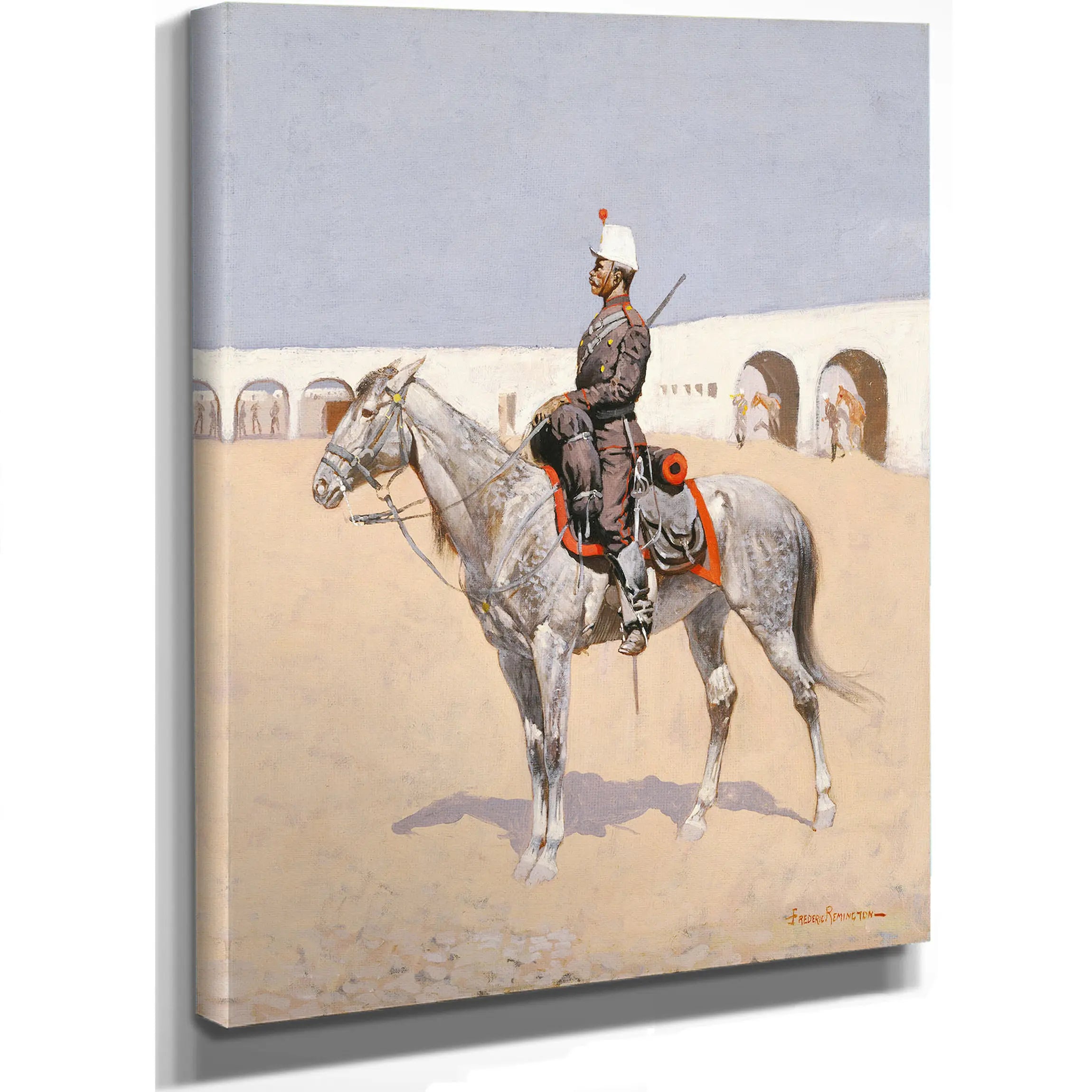 Cavalryman Of The Line Mexico by Frederic Remington