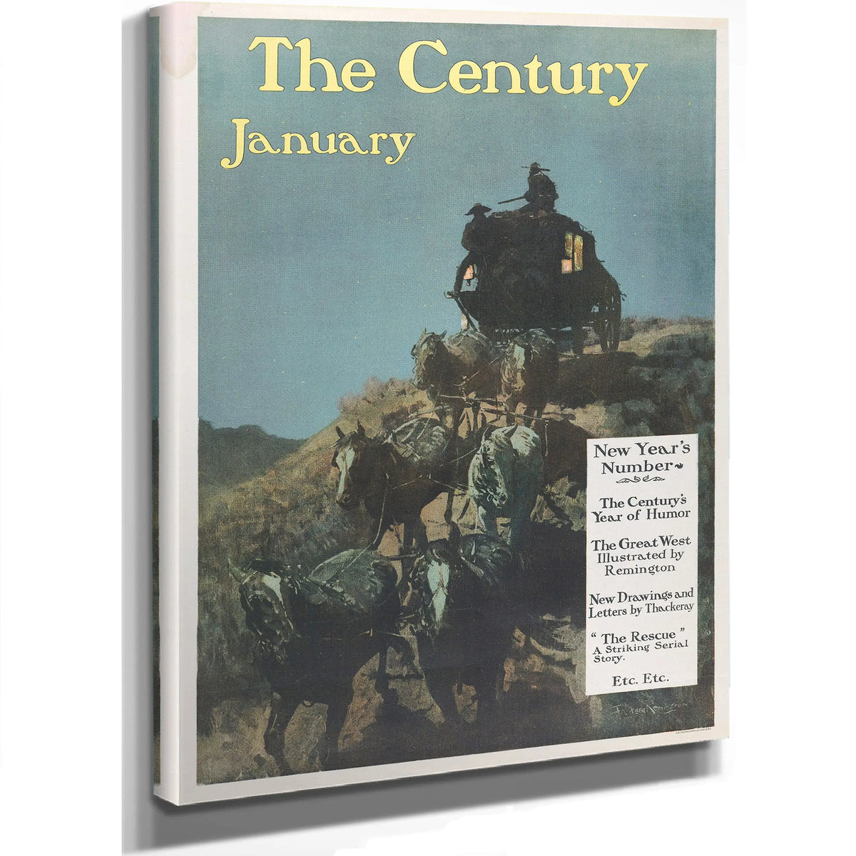 The Century New Years Number January by Frederic Remington