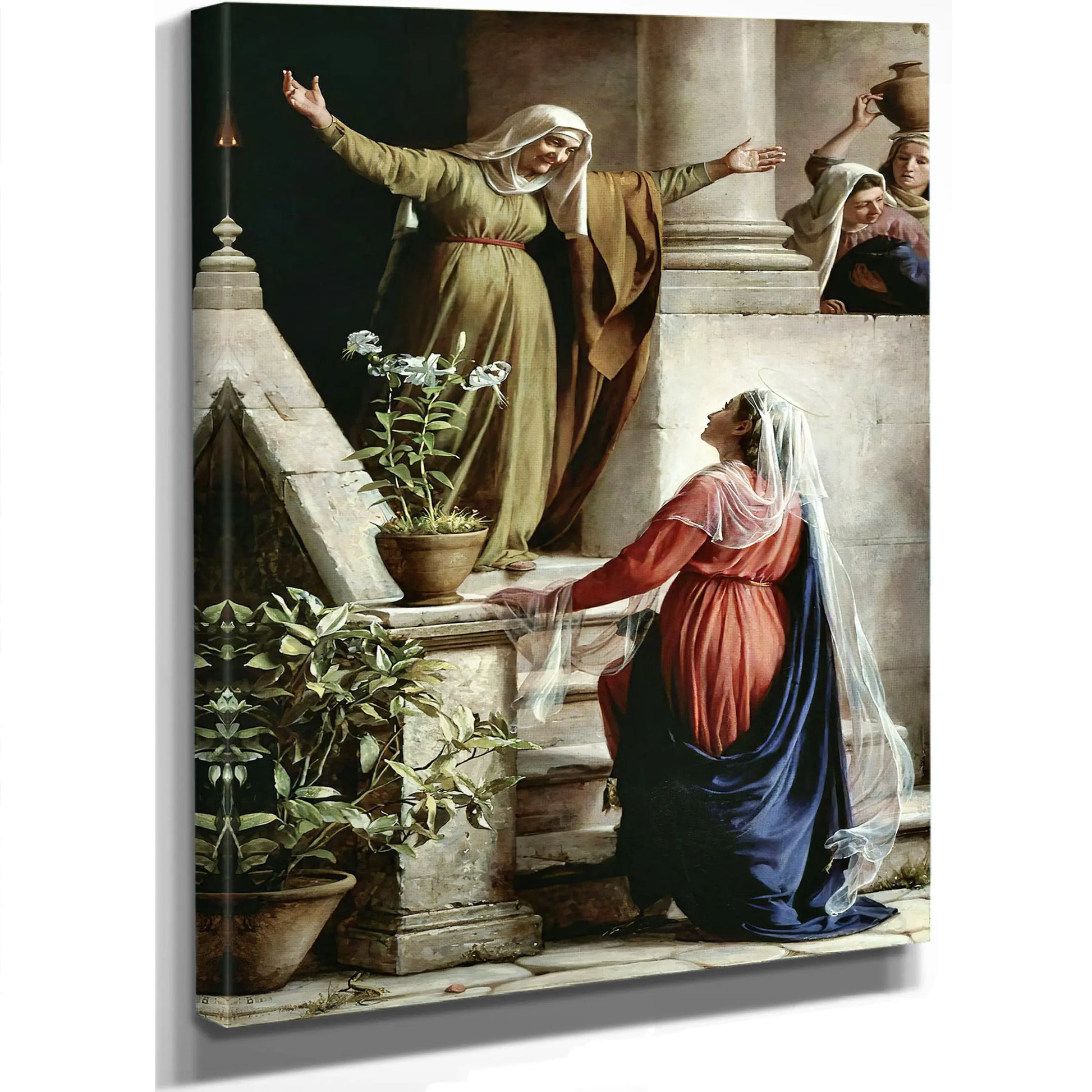 Mary And Elizabeth by Carl Bloch