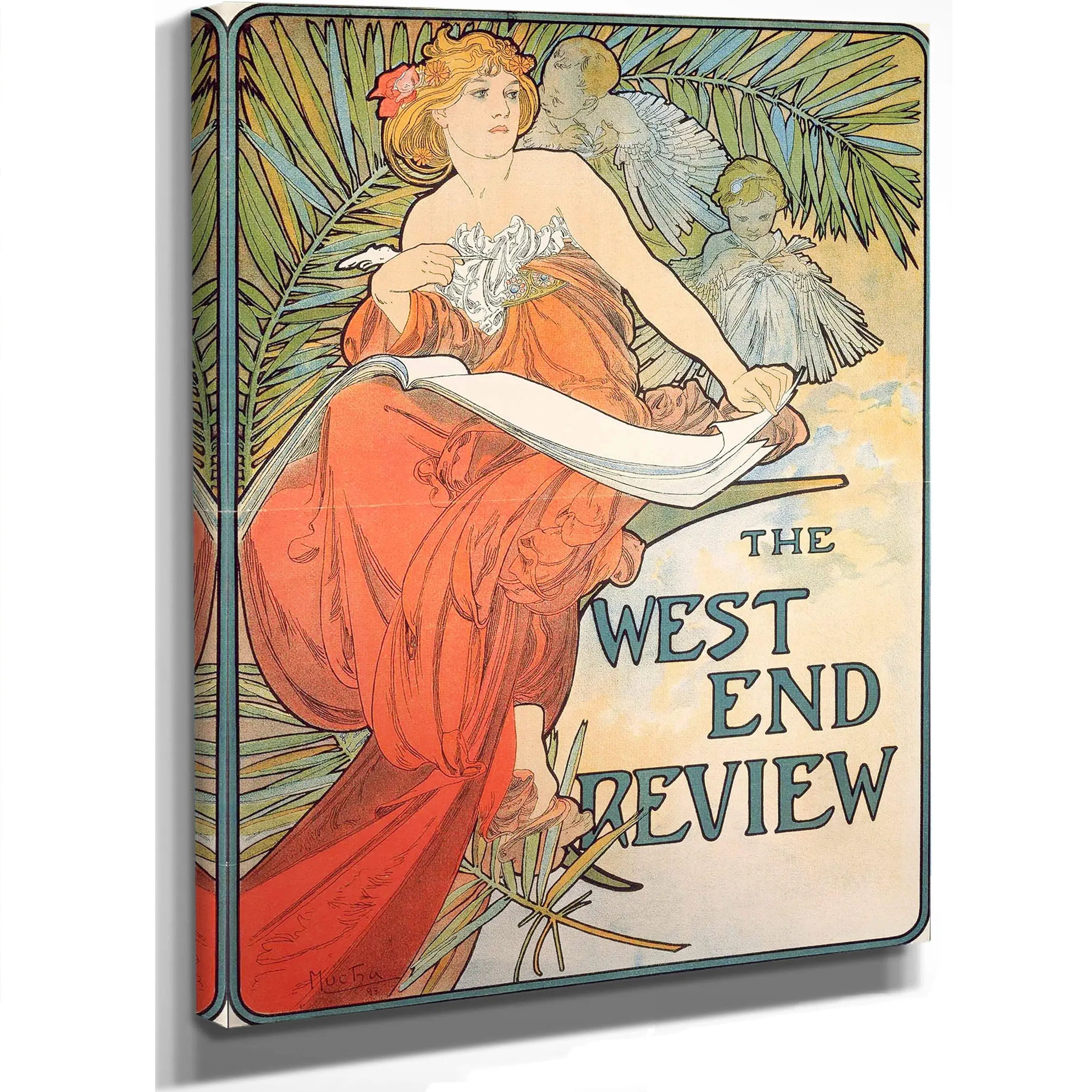 The West End Review by Alphonse Mucha