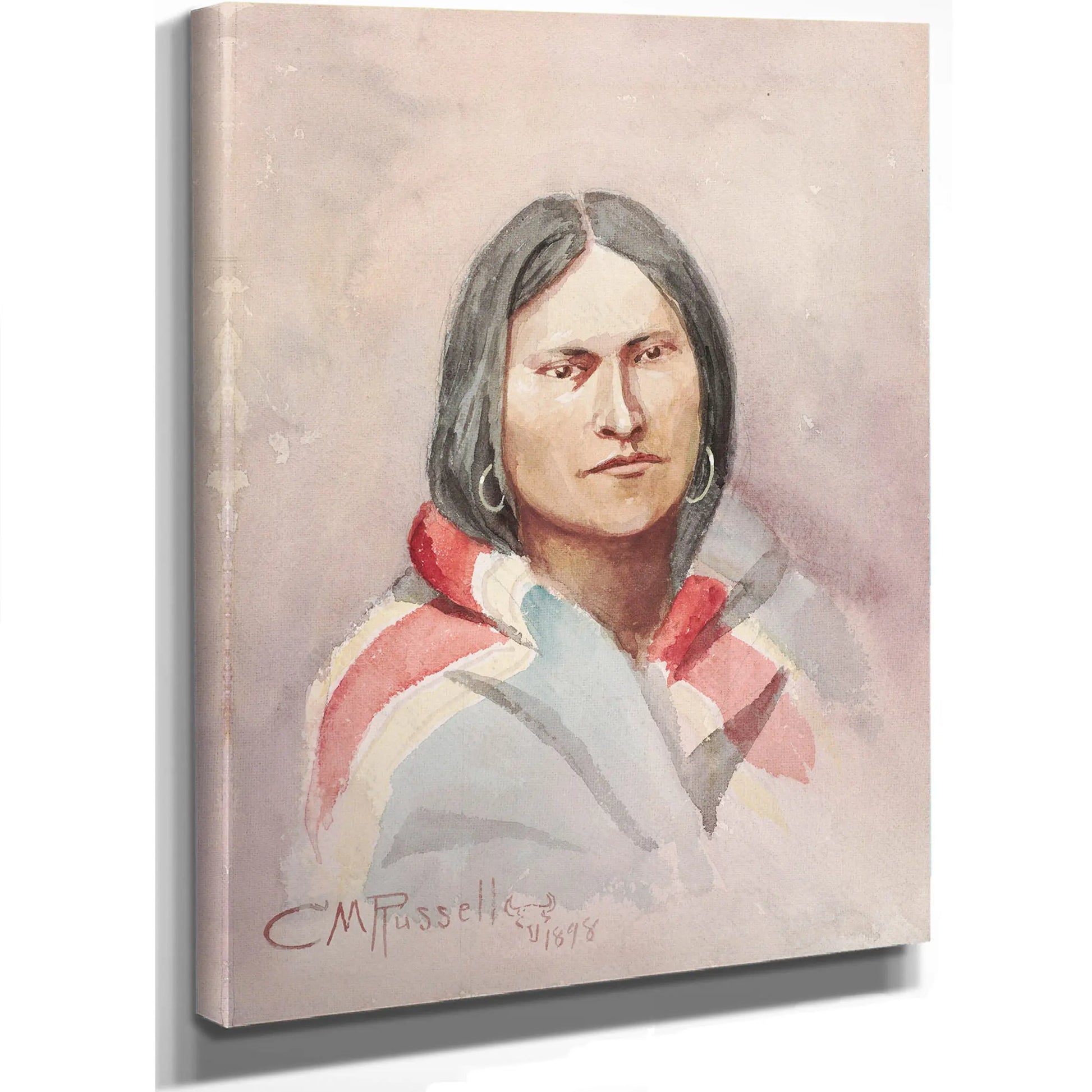 Indian Woman by Charles Marion Russell