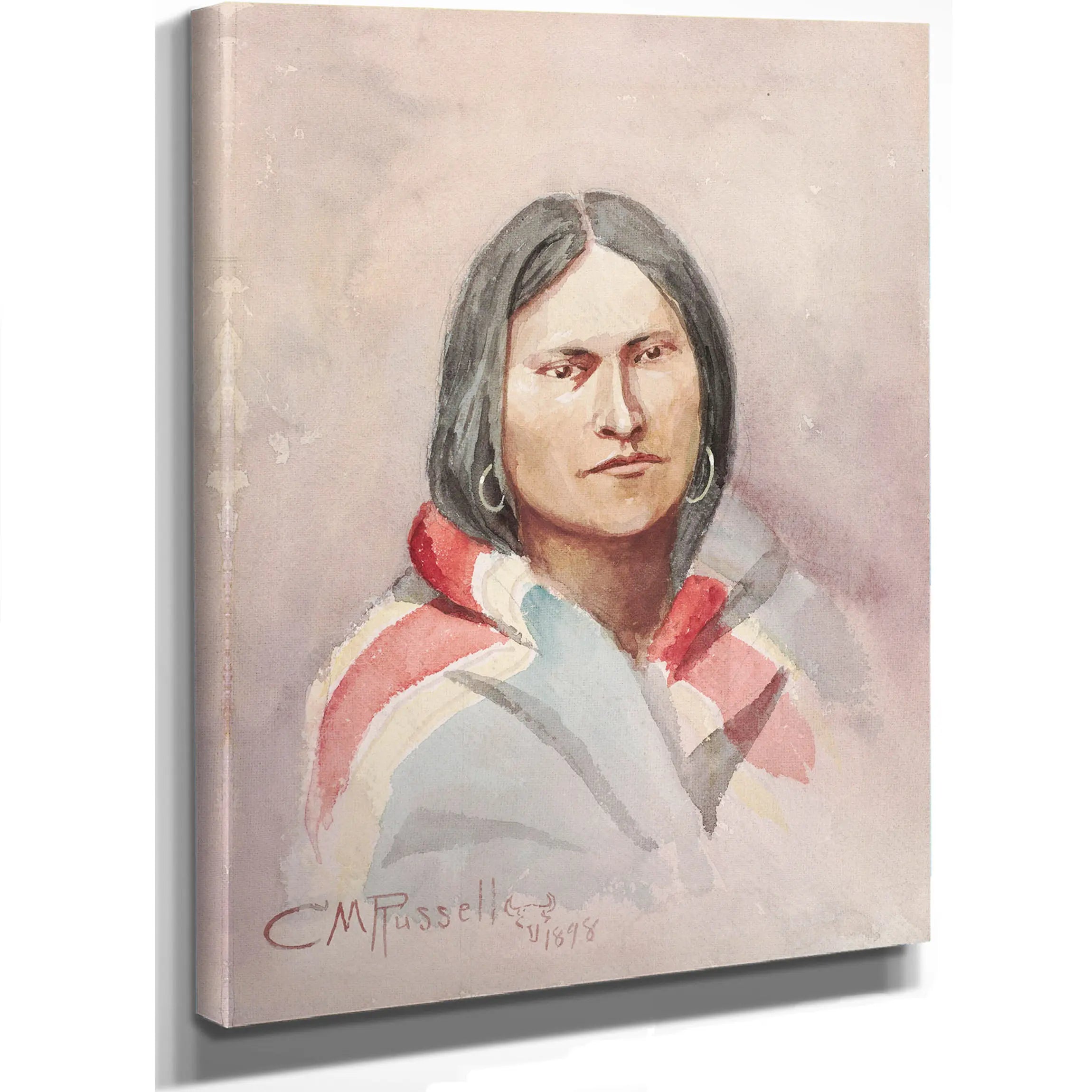 Indian Woman by Charles Marion Russell