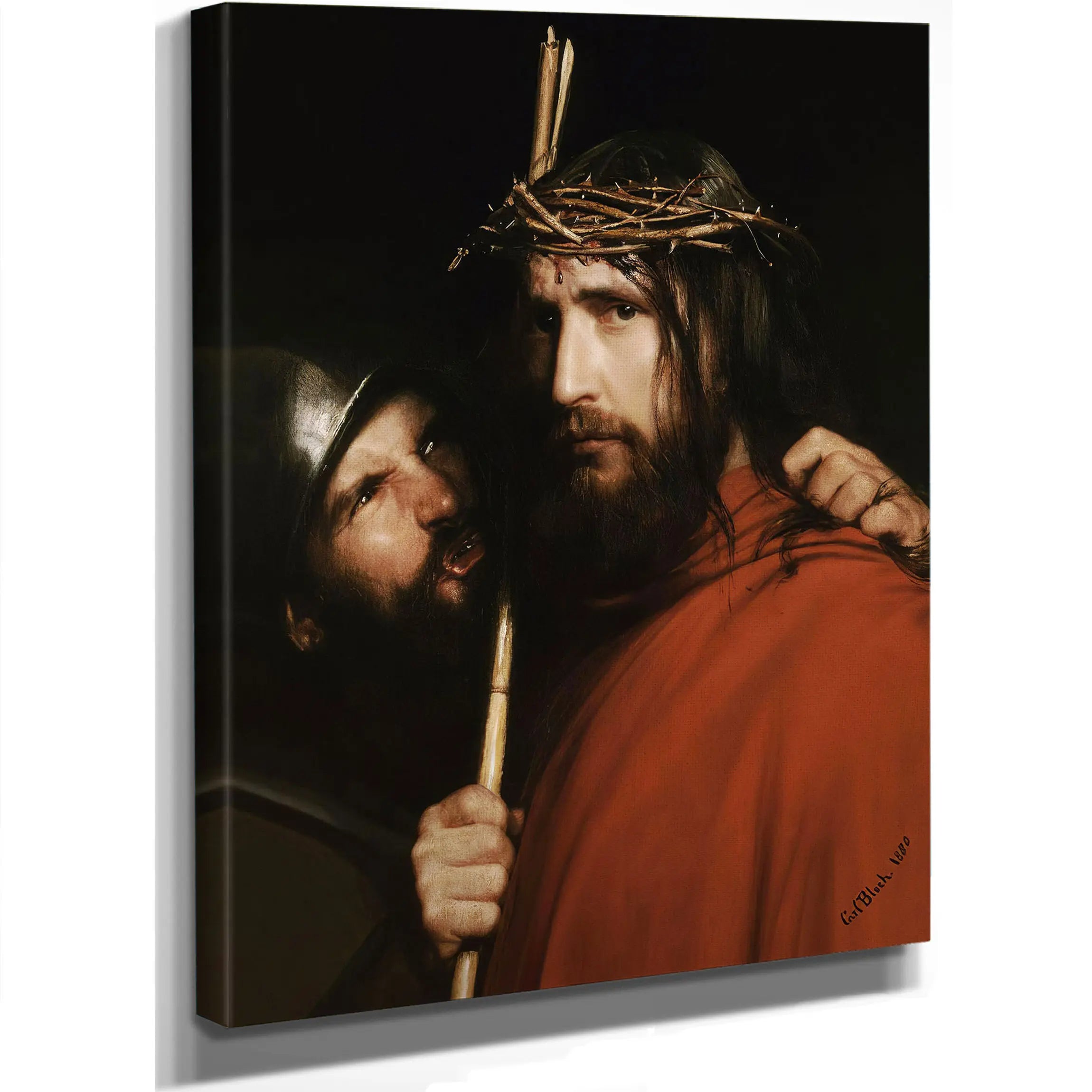 Christ With Mocking Soldier by Carl Bloch