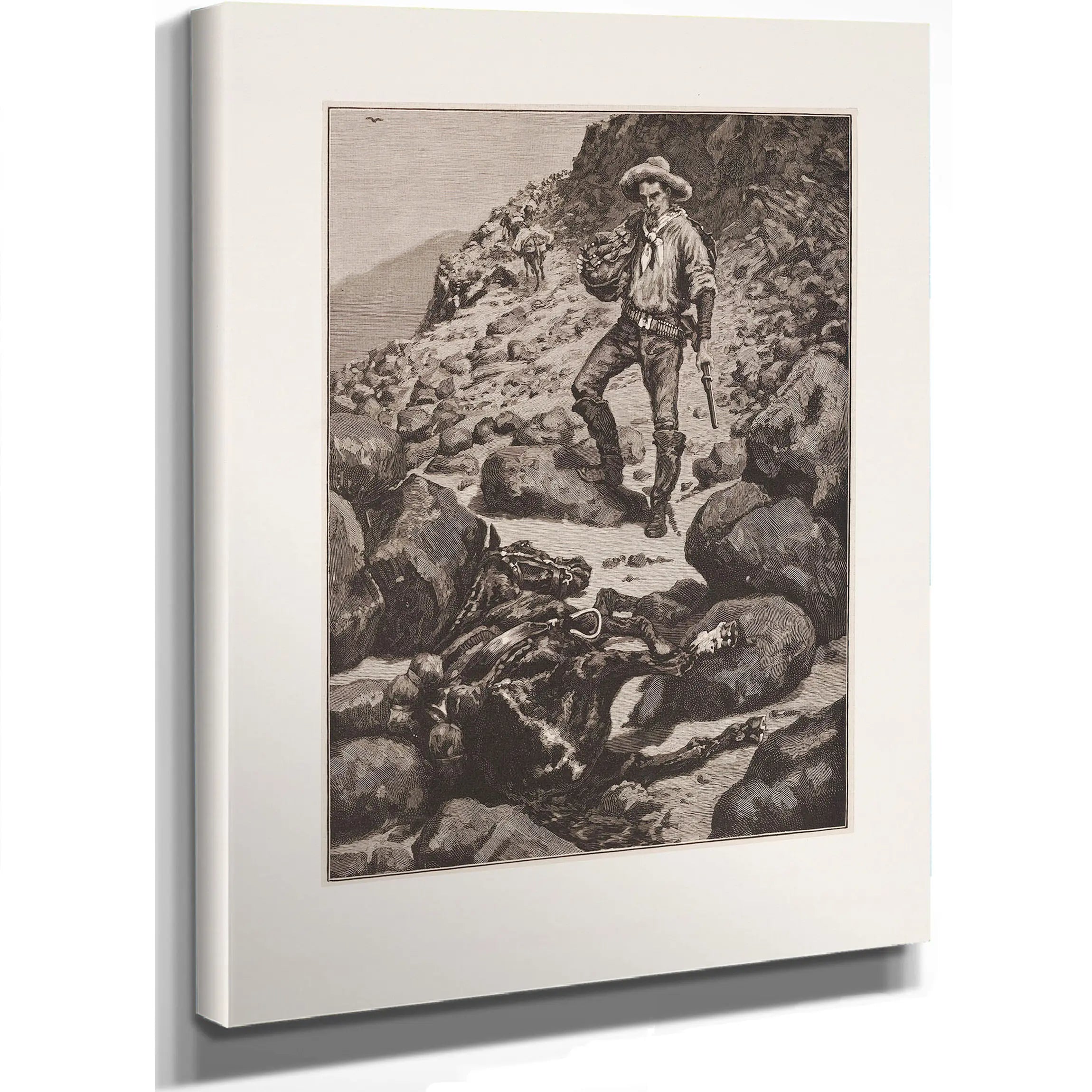 Abandoned  by Frederic Remington