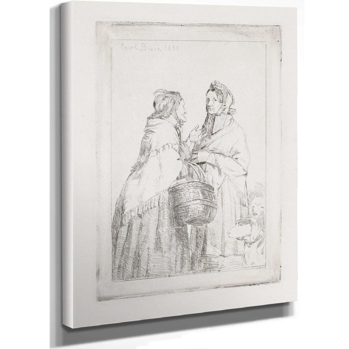De Sladrende Koner by Carl Bloch