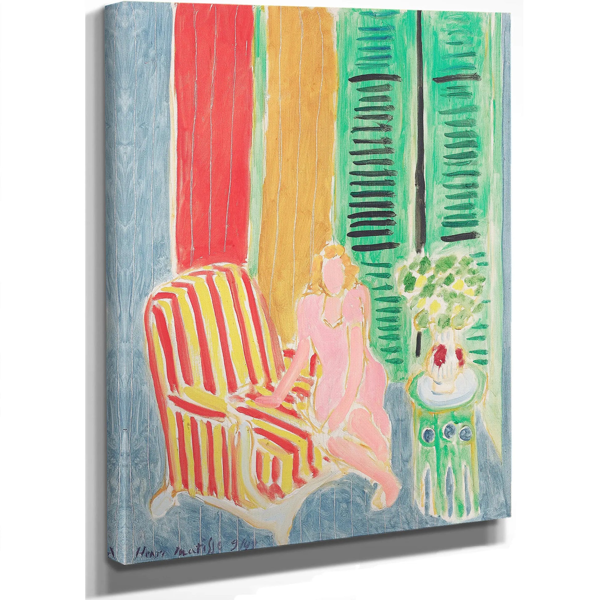 Woman Before An Aquarium by Henri Matisse