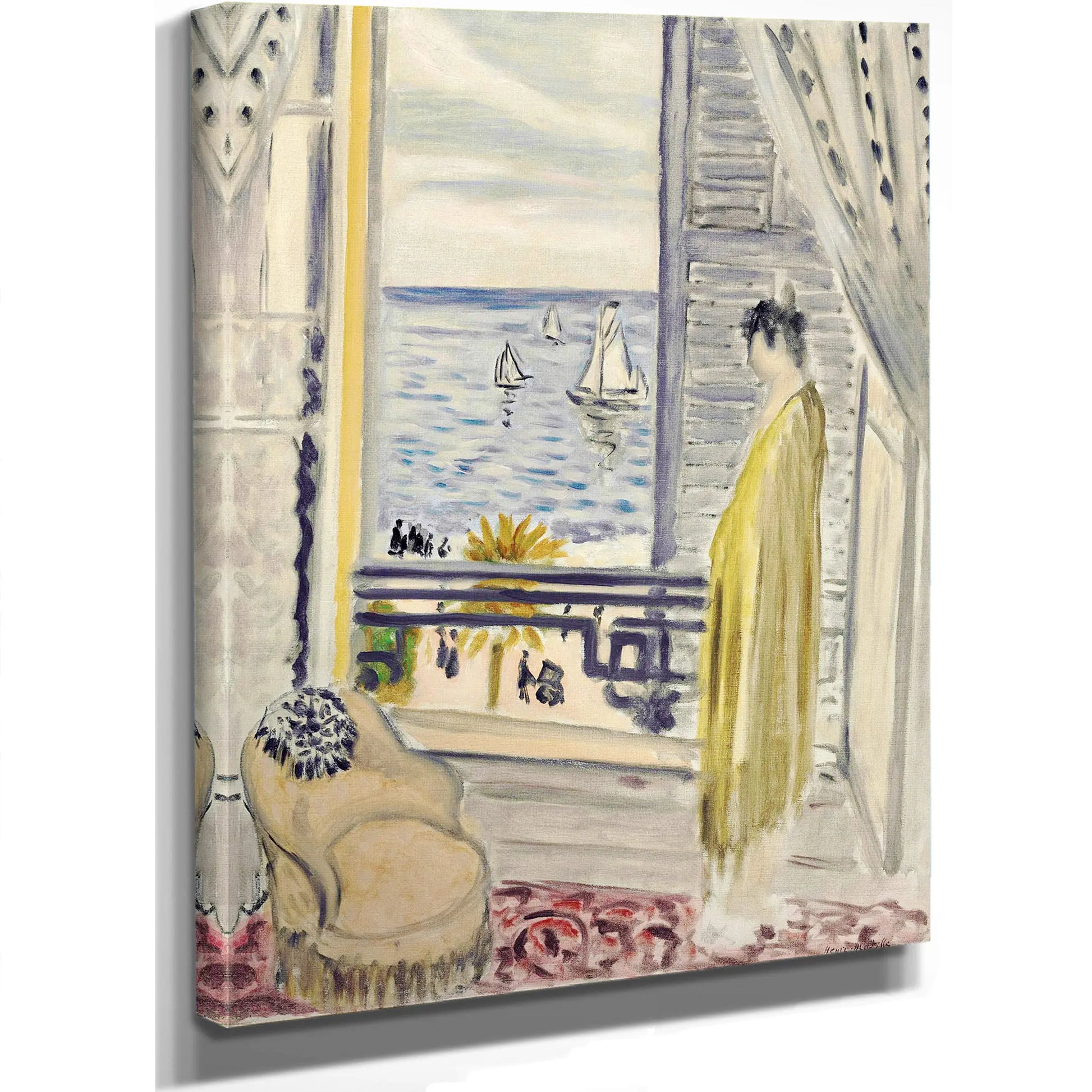 Interior At Nice (Woman At The Window) by Henri Matisse