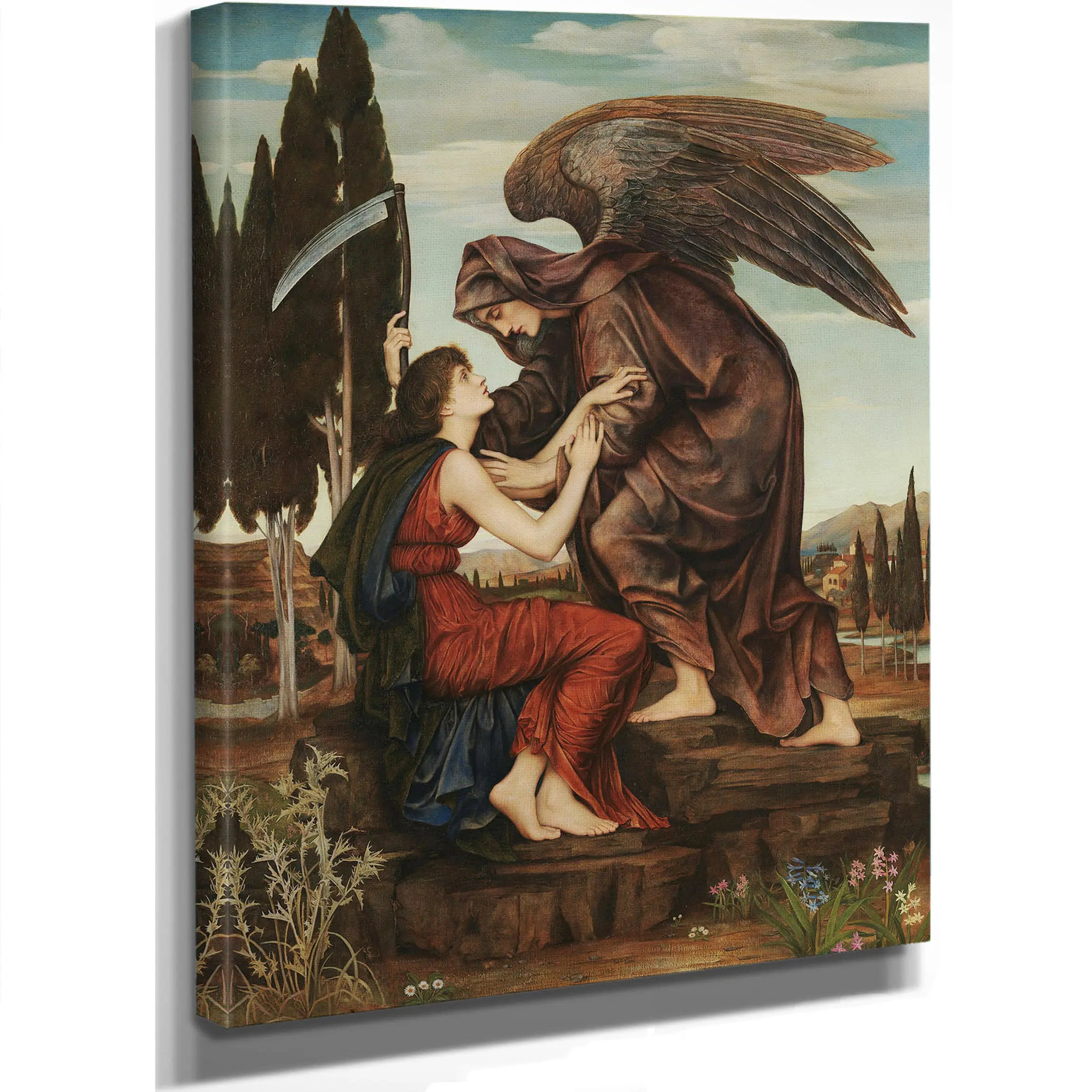 The Angel Of Death by Evelyn De Morgan
