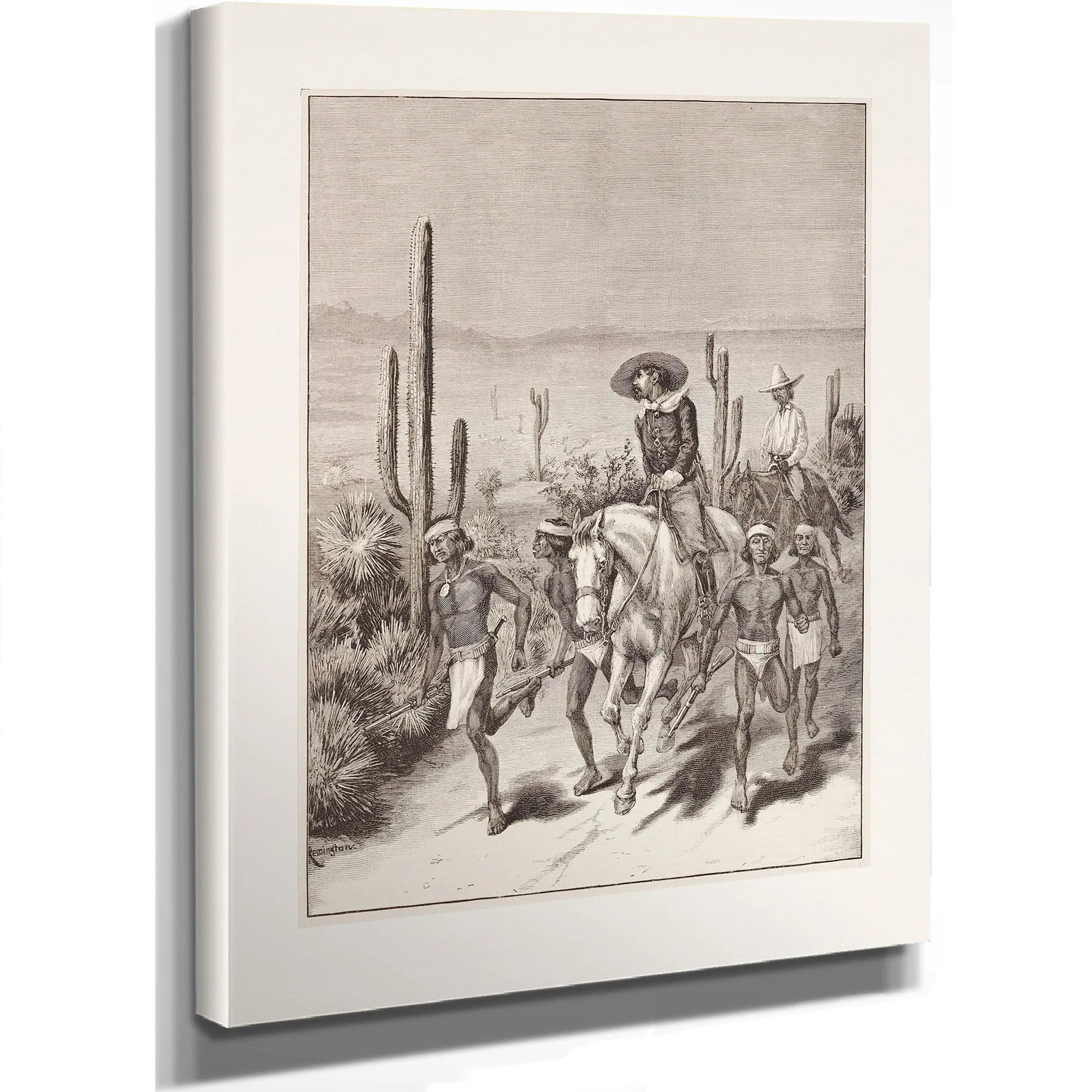 The Apache War Indian Scouts On Geronimos Trail by Frederic Remington