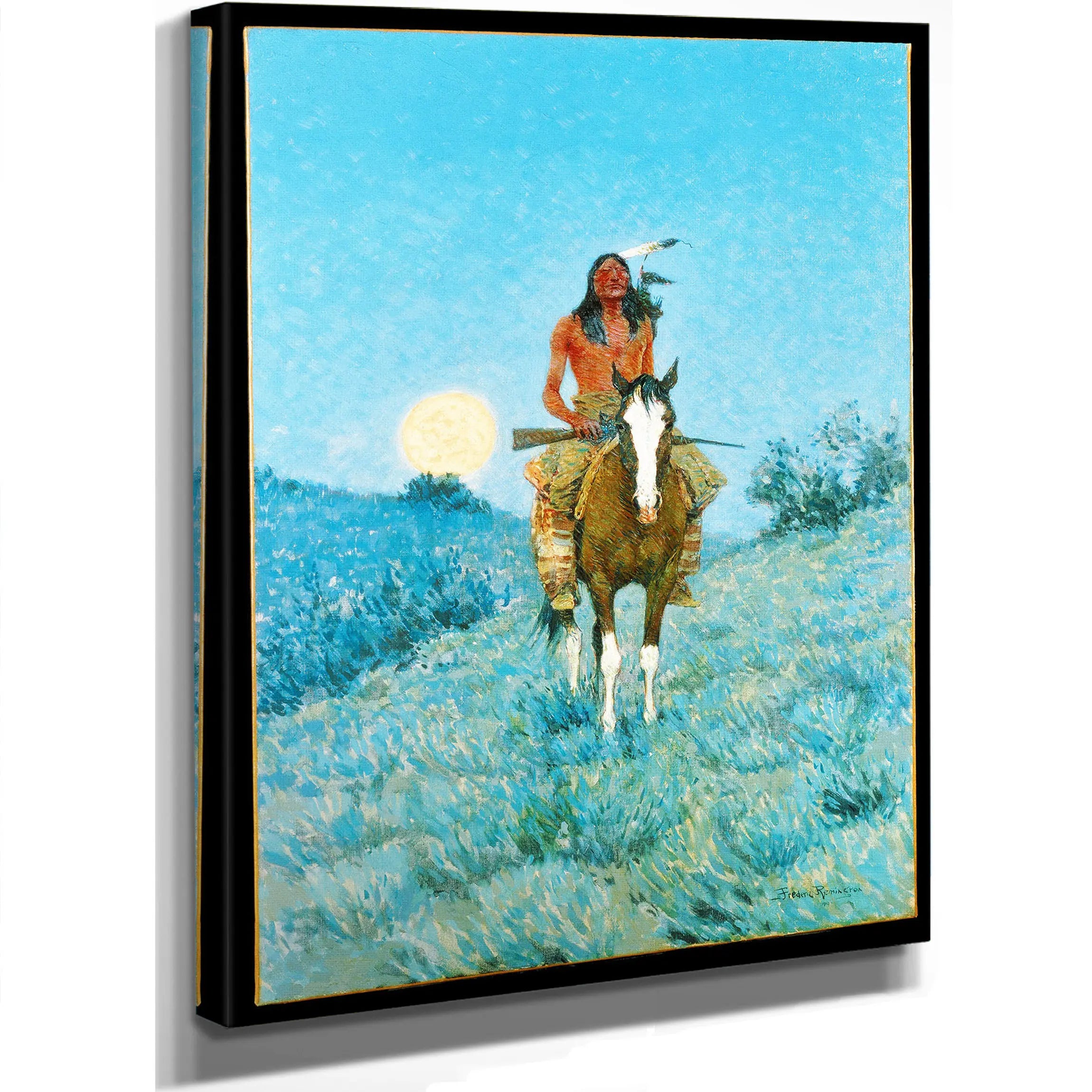 Frederic Sackrider Remington The Outlier G by Frederic Remington