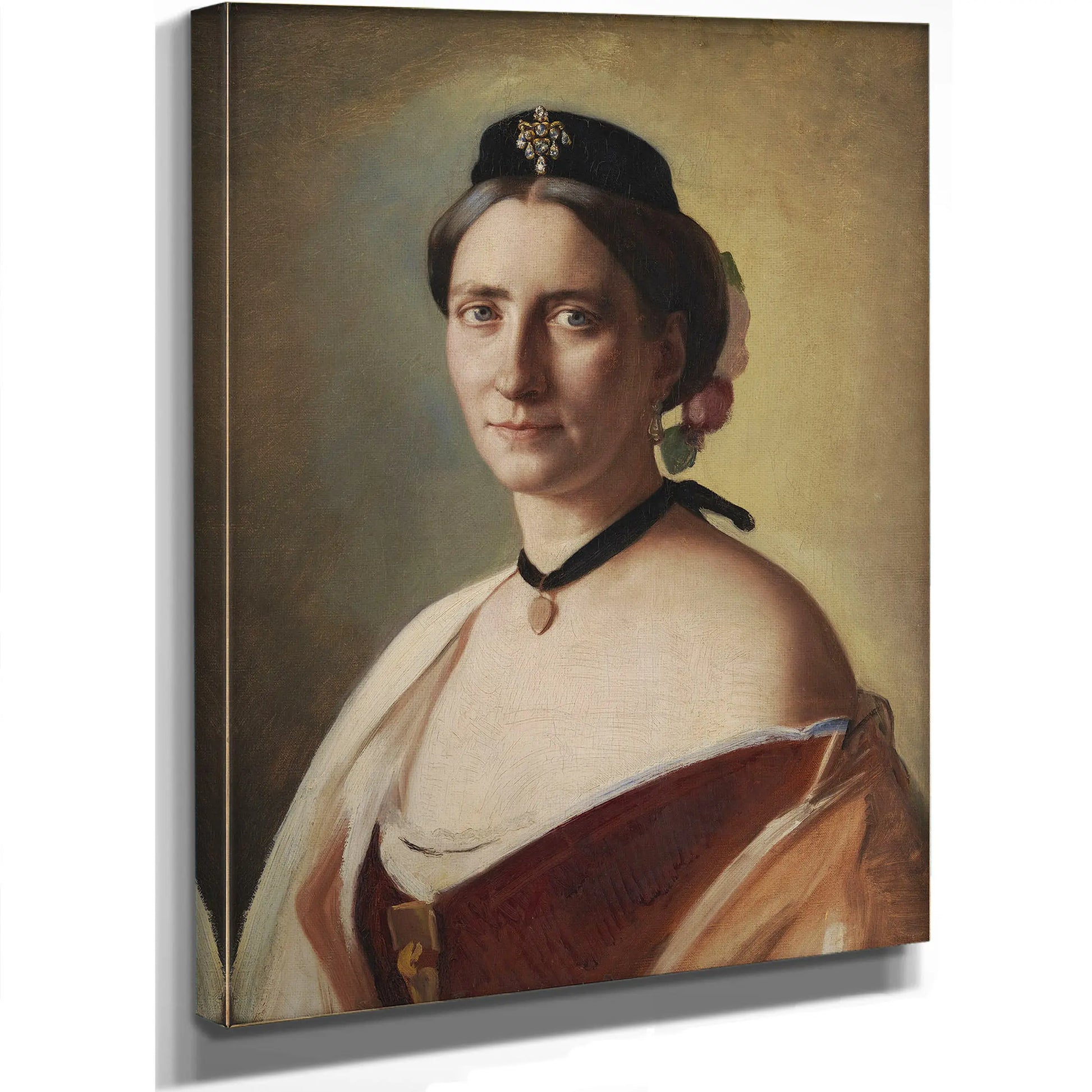 The Artists Wife Mrs Alma Bloch Nee Trepka by Carl Bloch