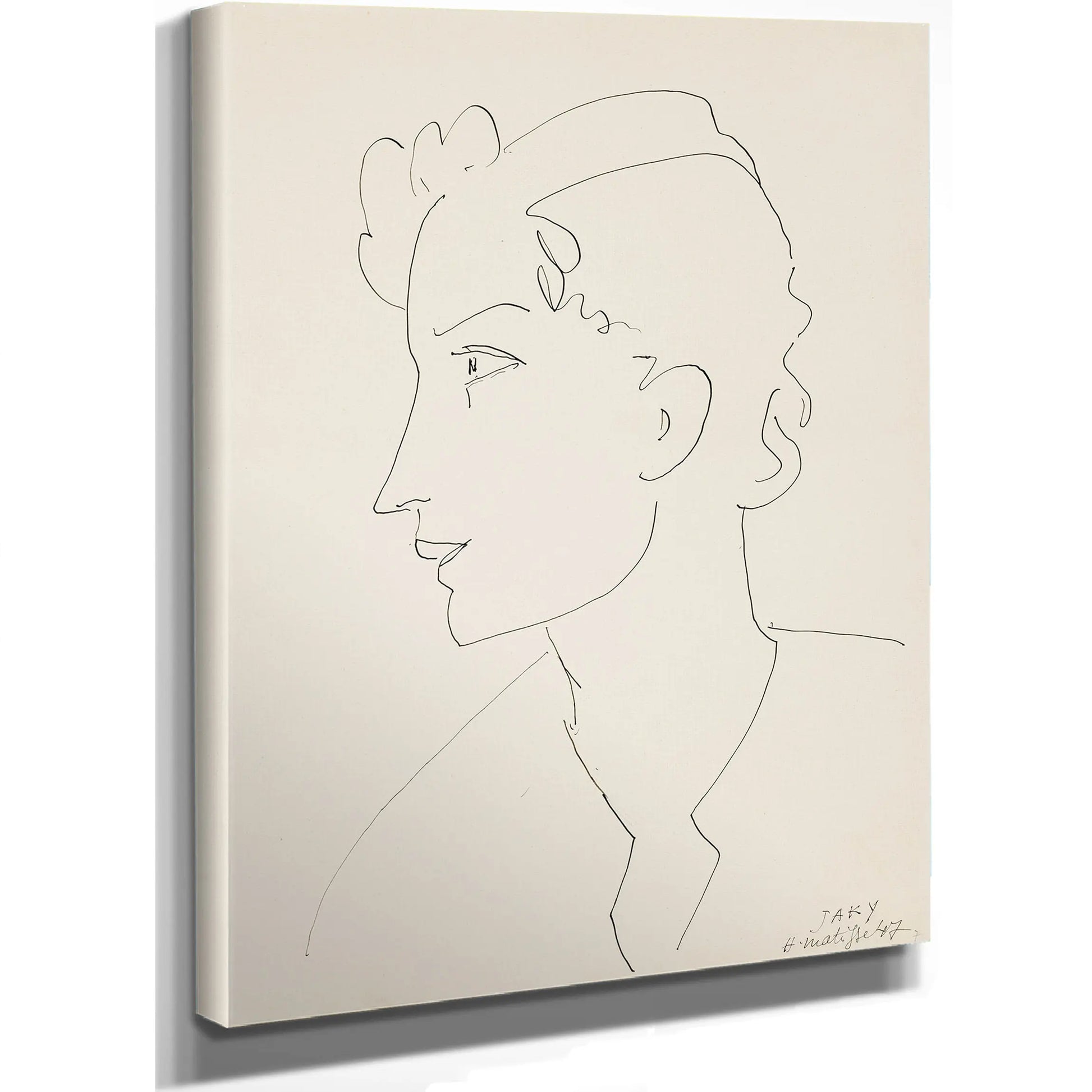 Portrait Of A Young Man (Portrait D Un Jeune Homme) by Henri Matisse