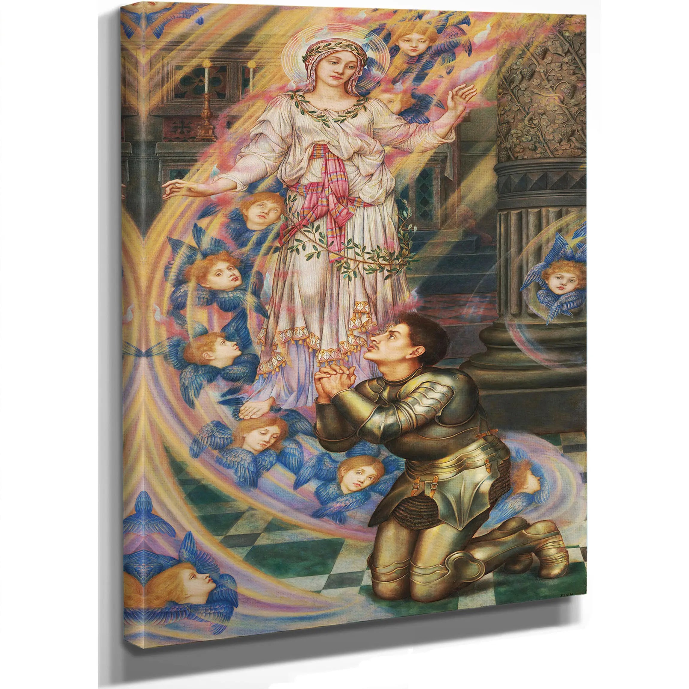 Our Lady Of Peace by Evelyn De Morgan