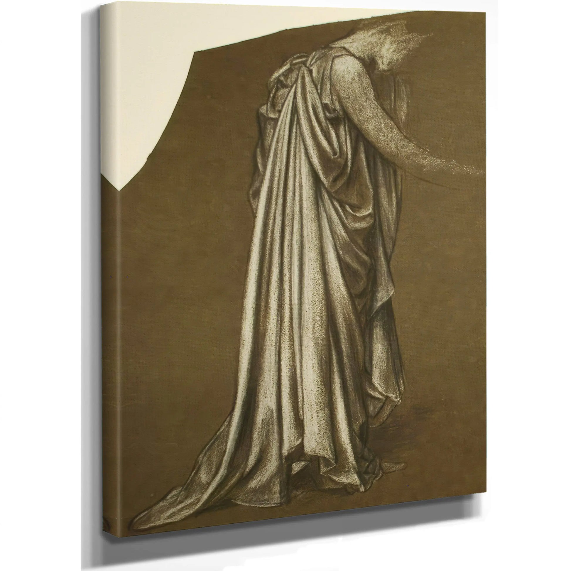 Study For The Cadence Of Autumn (Drapery) 2 by Evelyn De Morgan