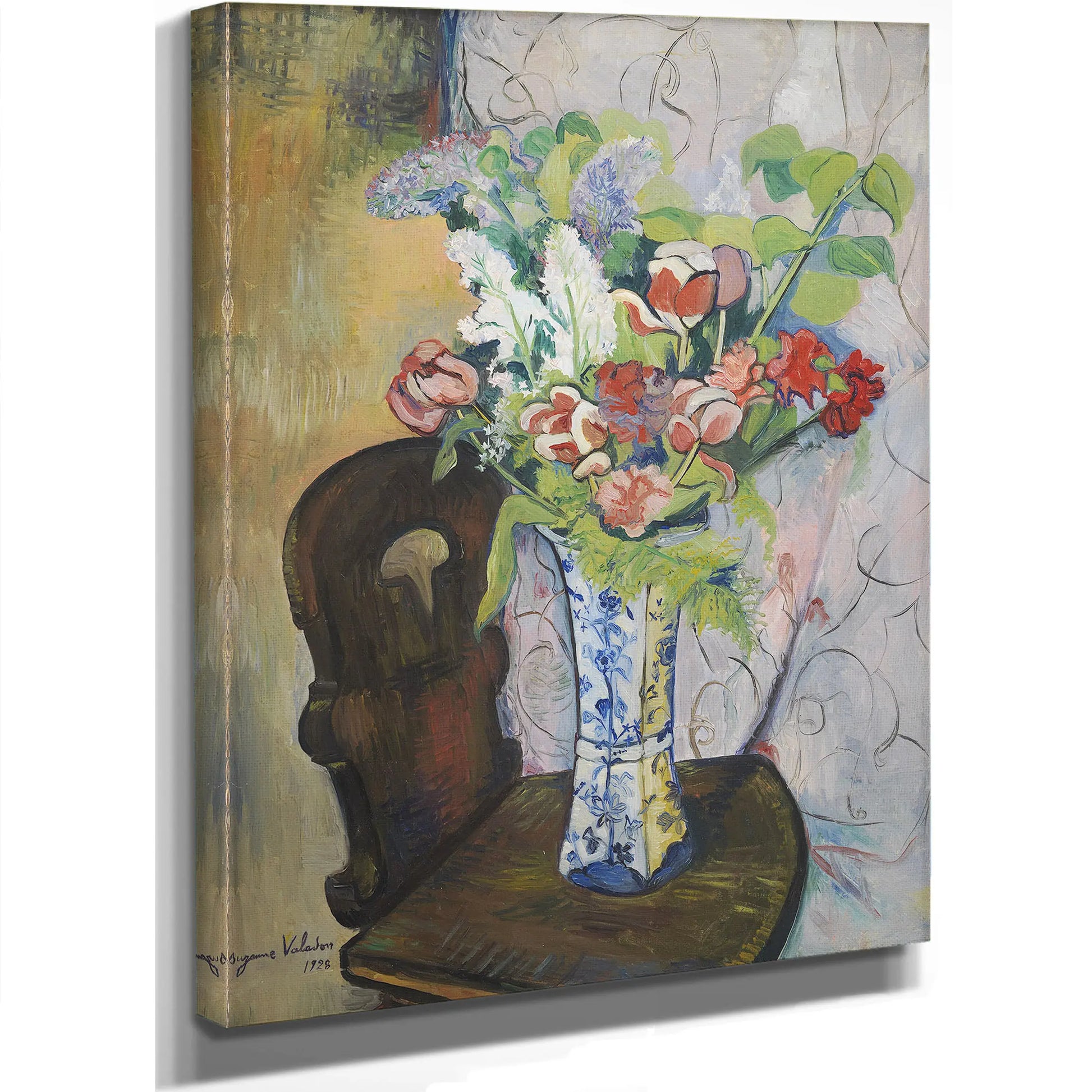 Forarsblomster I En Vase 1928 by Suzanne Valadon