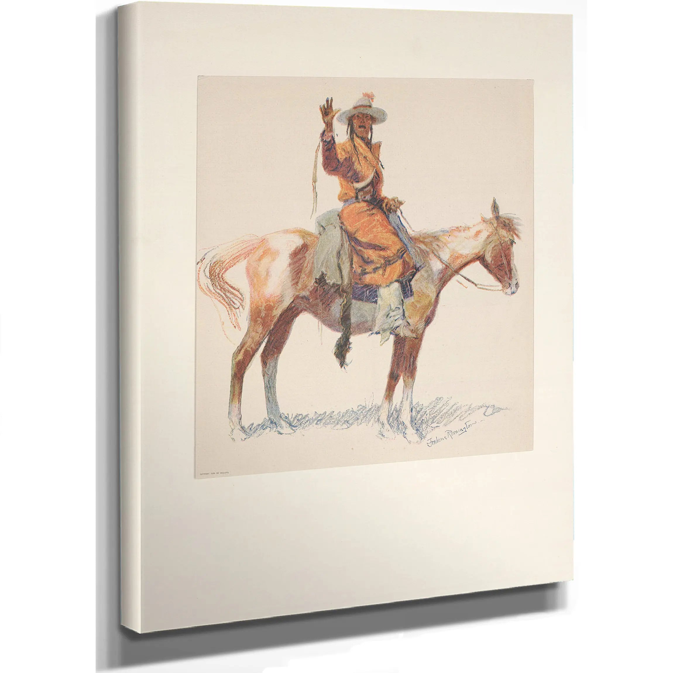 An Apache Scout by Frederic Remington
