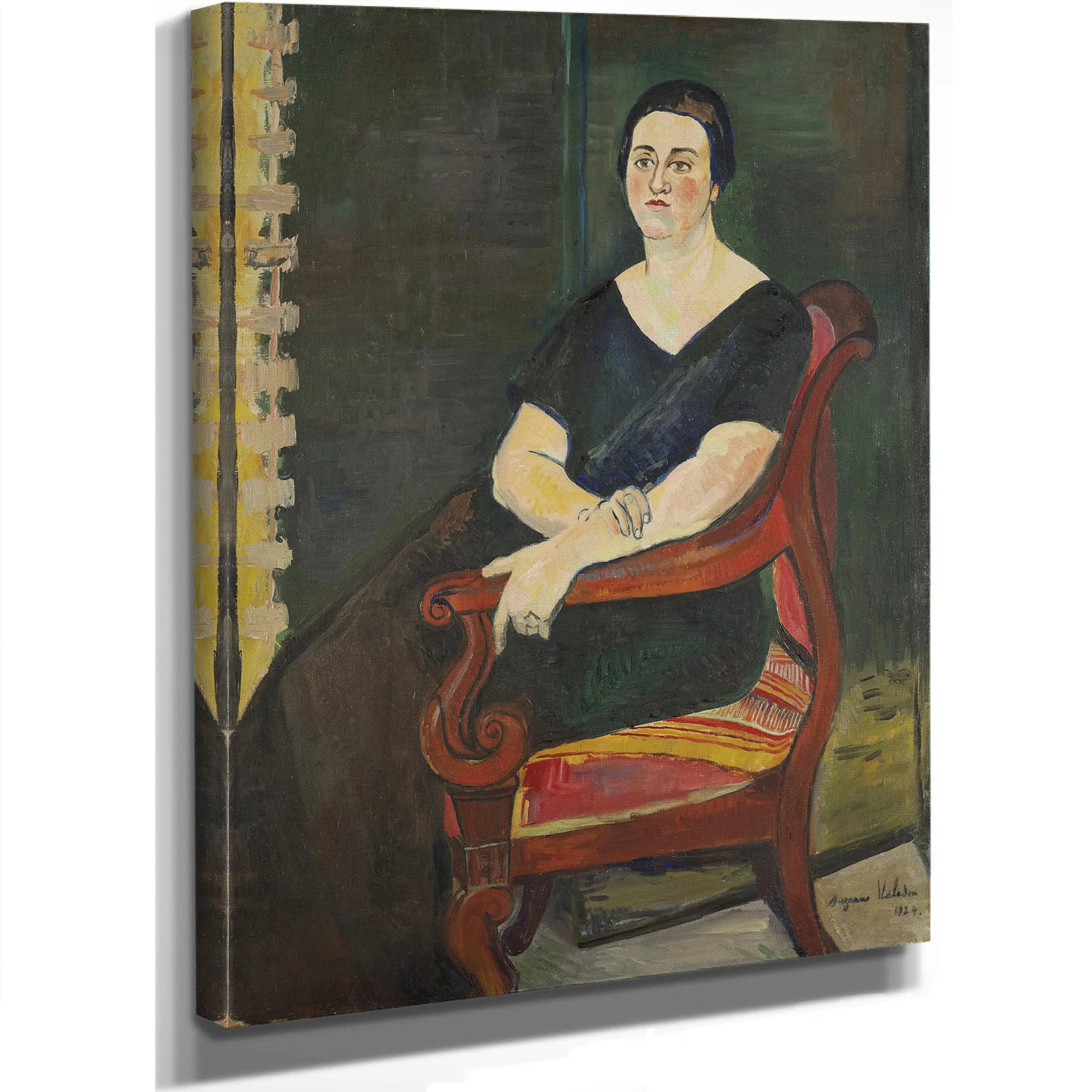 Portrait De Madame Germaine Eisenmann by Suzanne Valadon