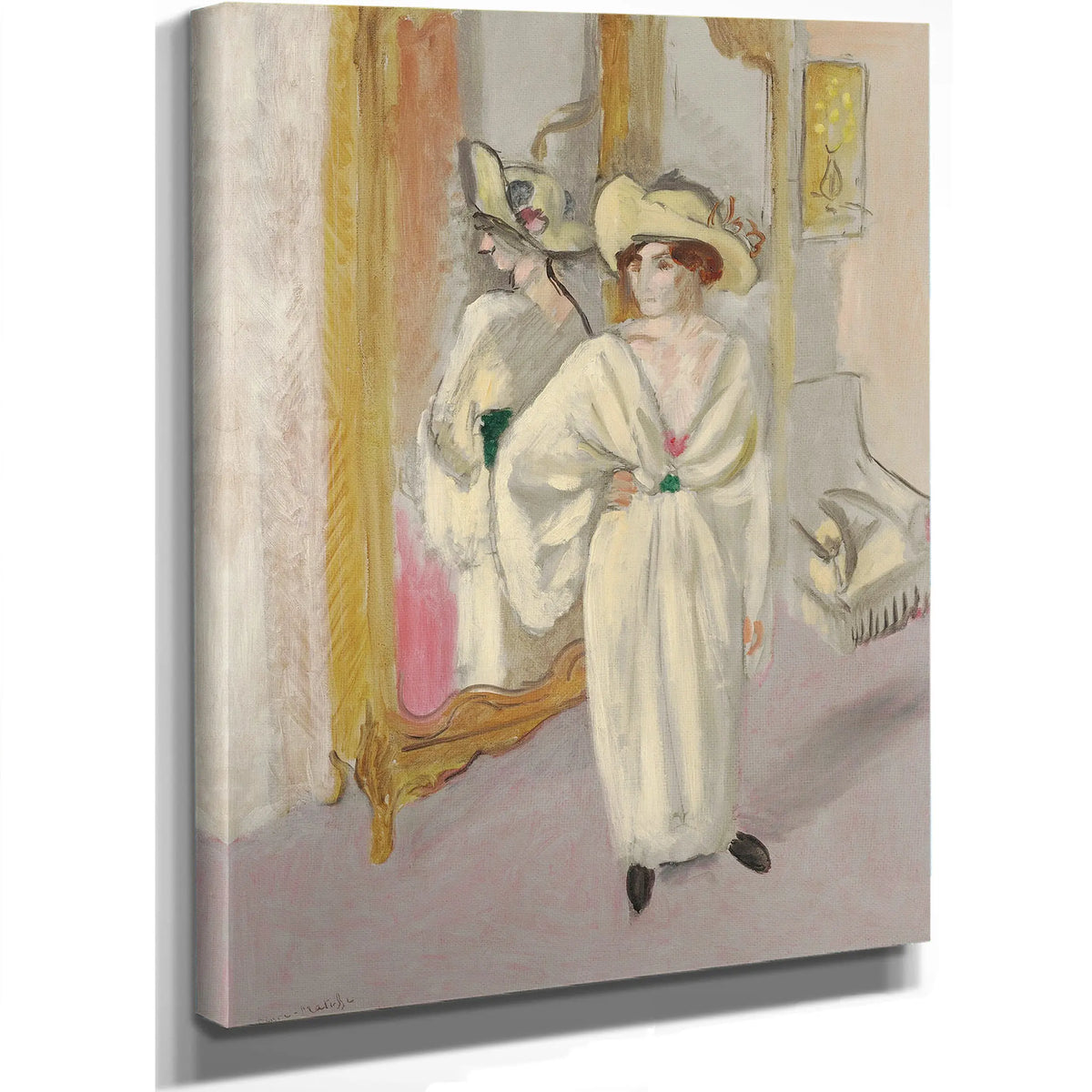 Woman Before A Mirror by Henri Matisse