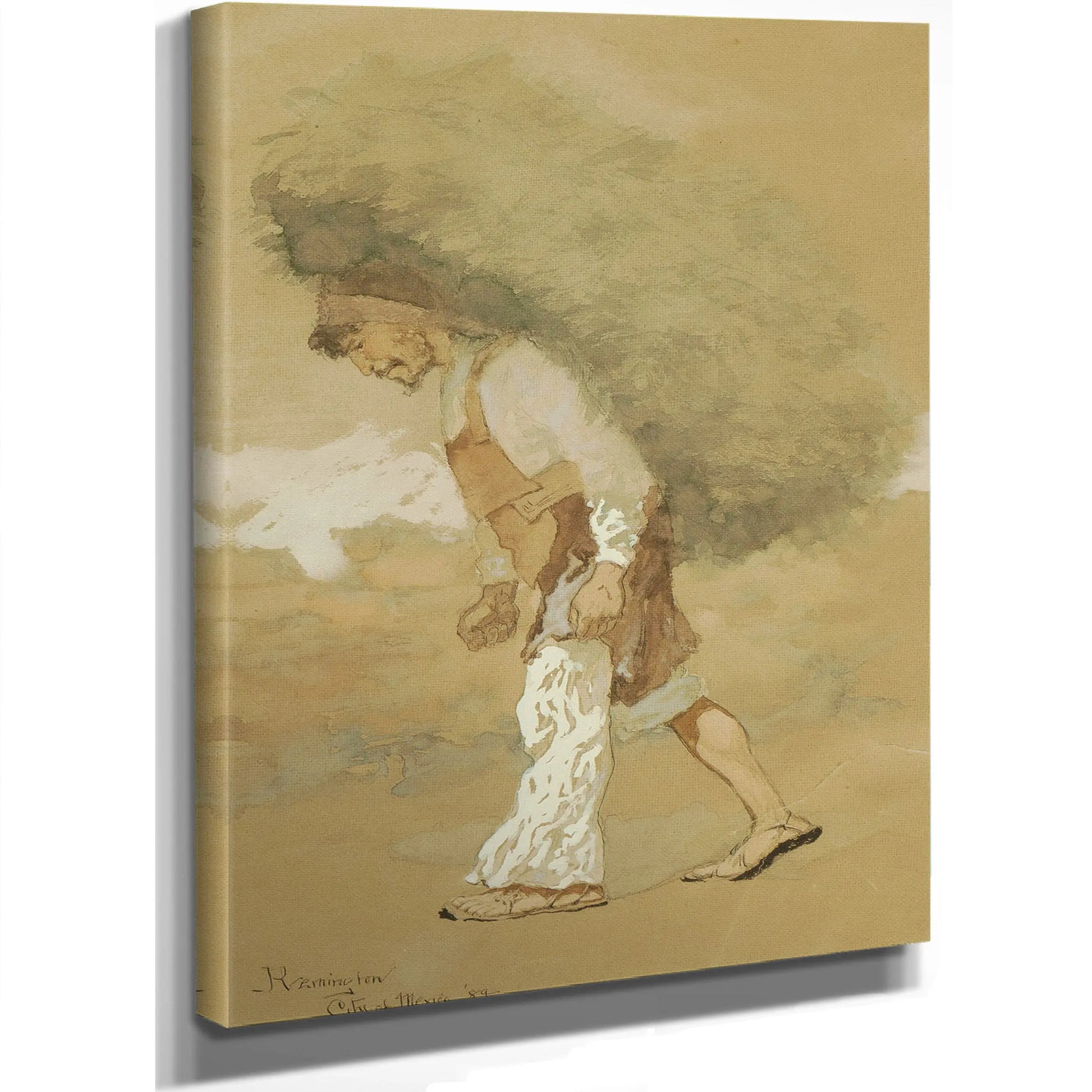 Carrying Fodder by Frederic Remington