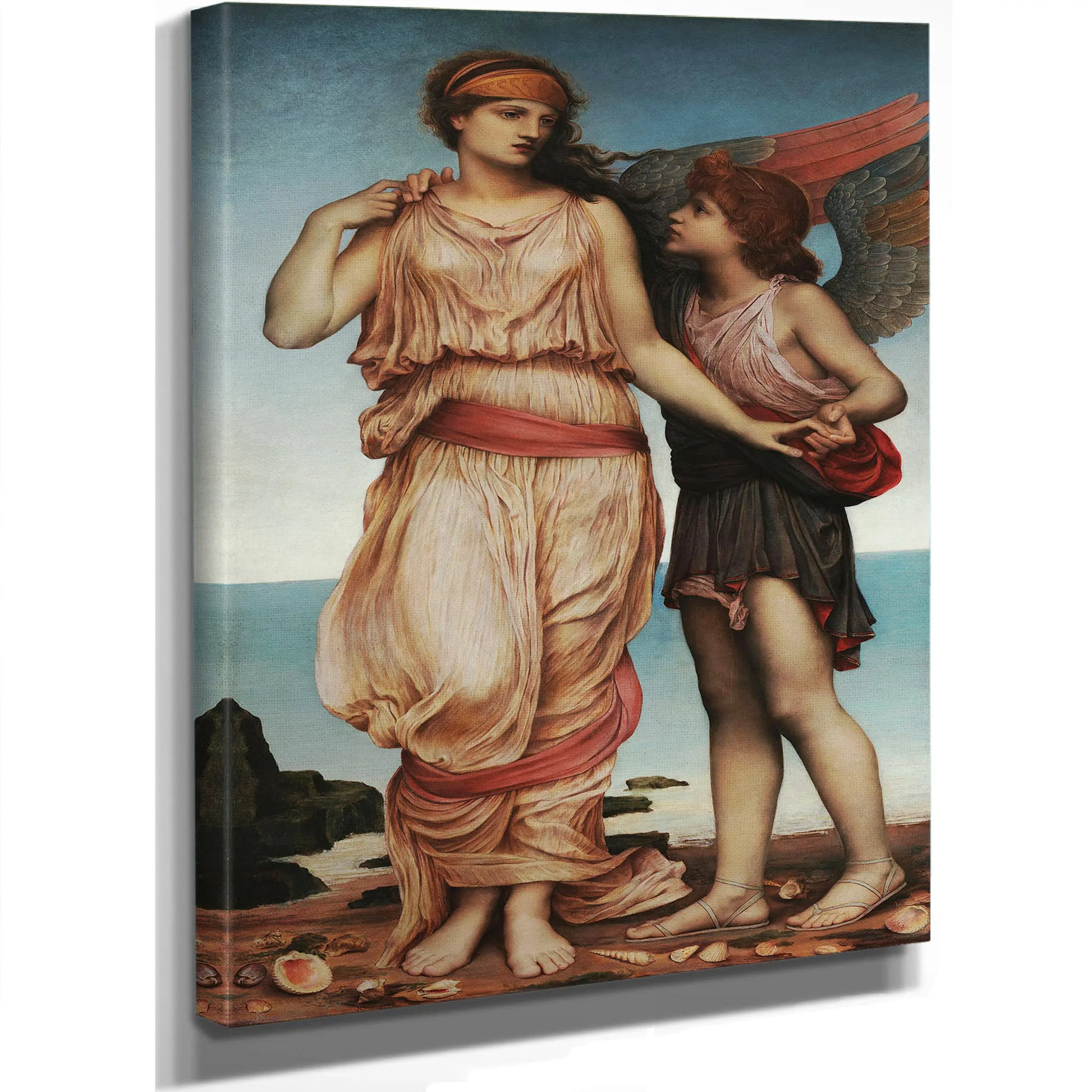 Venus And Cupid by Evelyn De Morgan