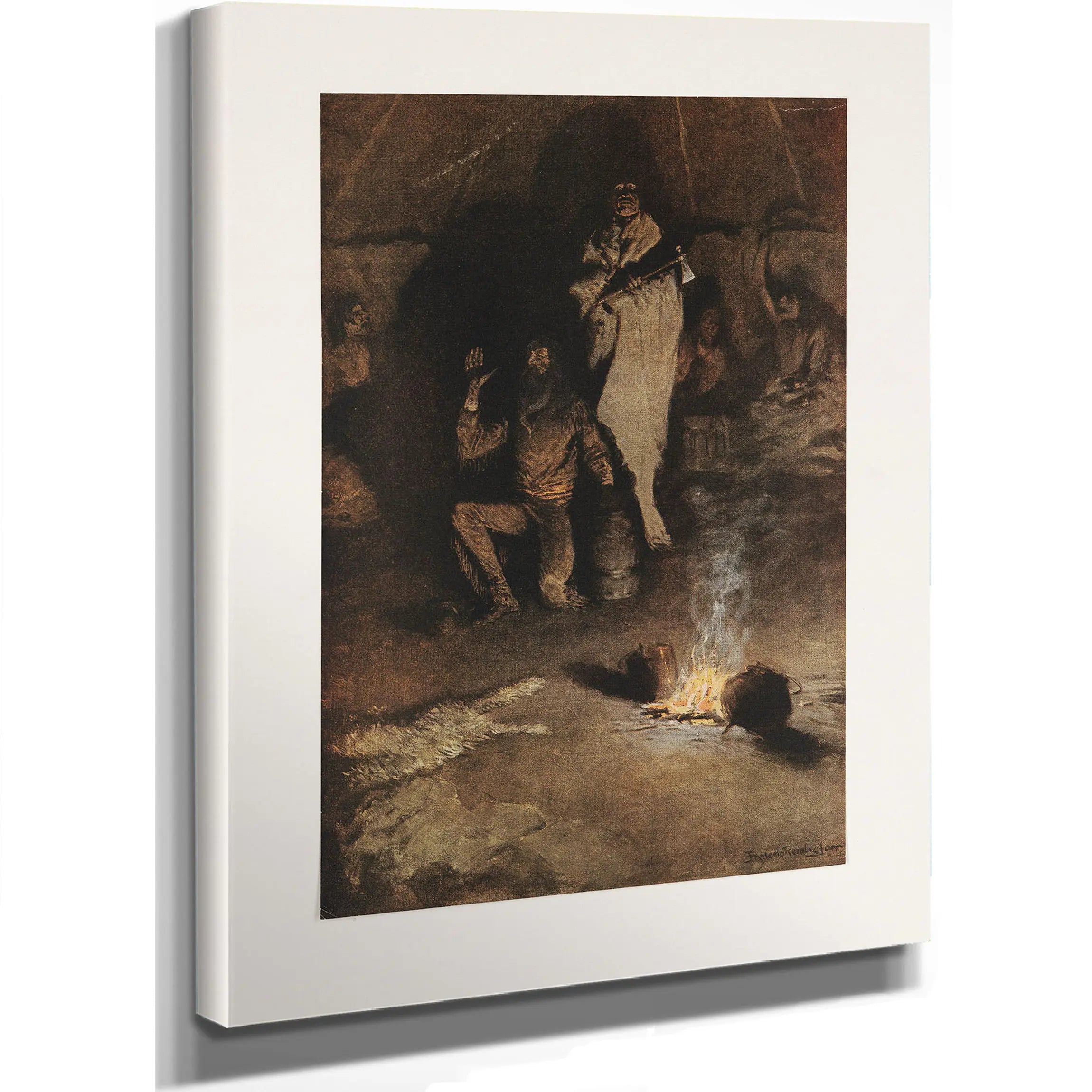 The Guard Of The Whisky Trader by Frederic Remington